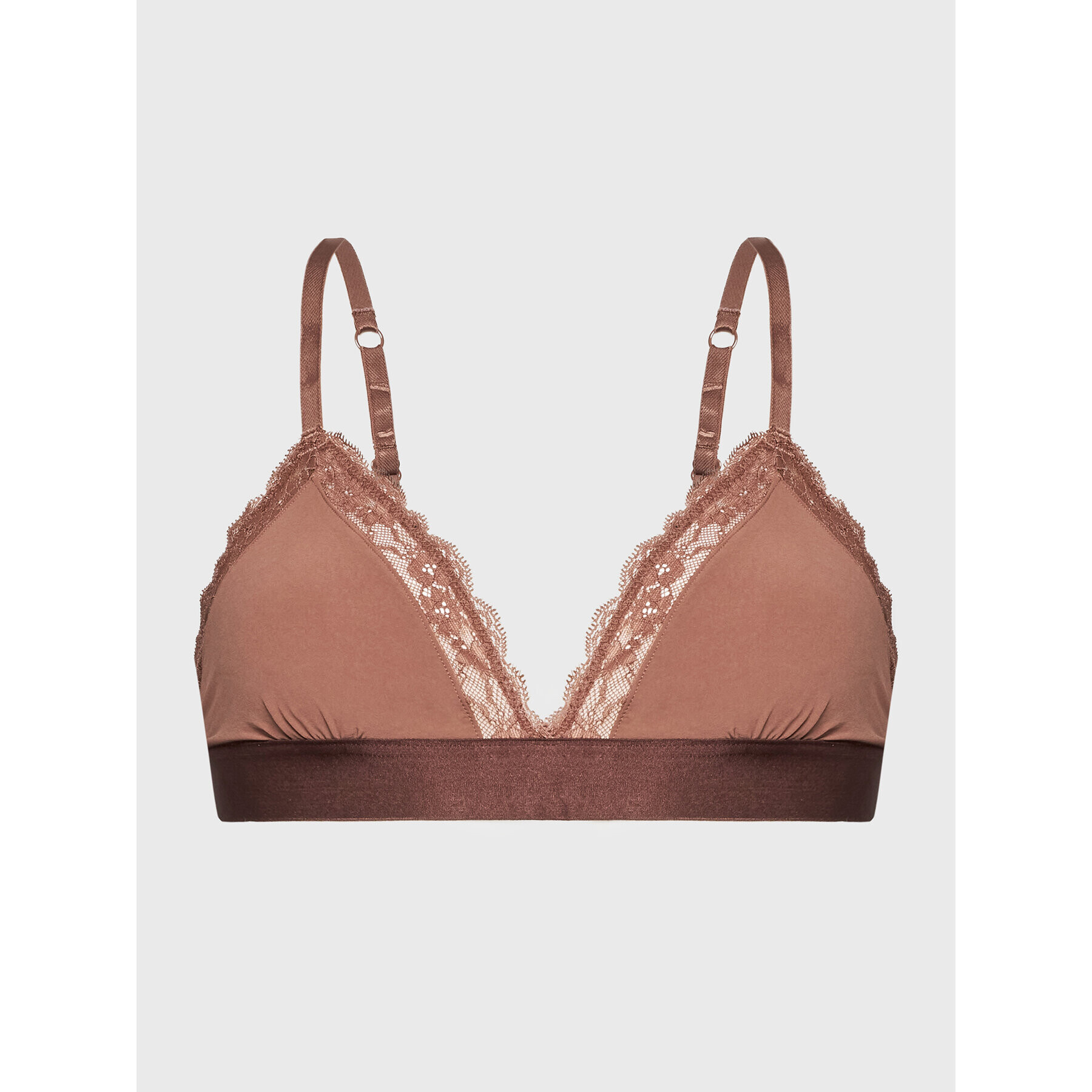 Etam Podprsenka Bralette Ditsy 6531365 Hnedá - Pepit.sk