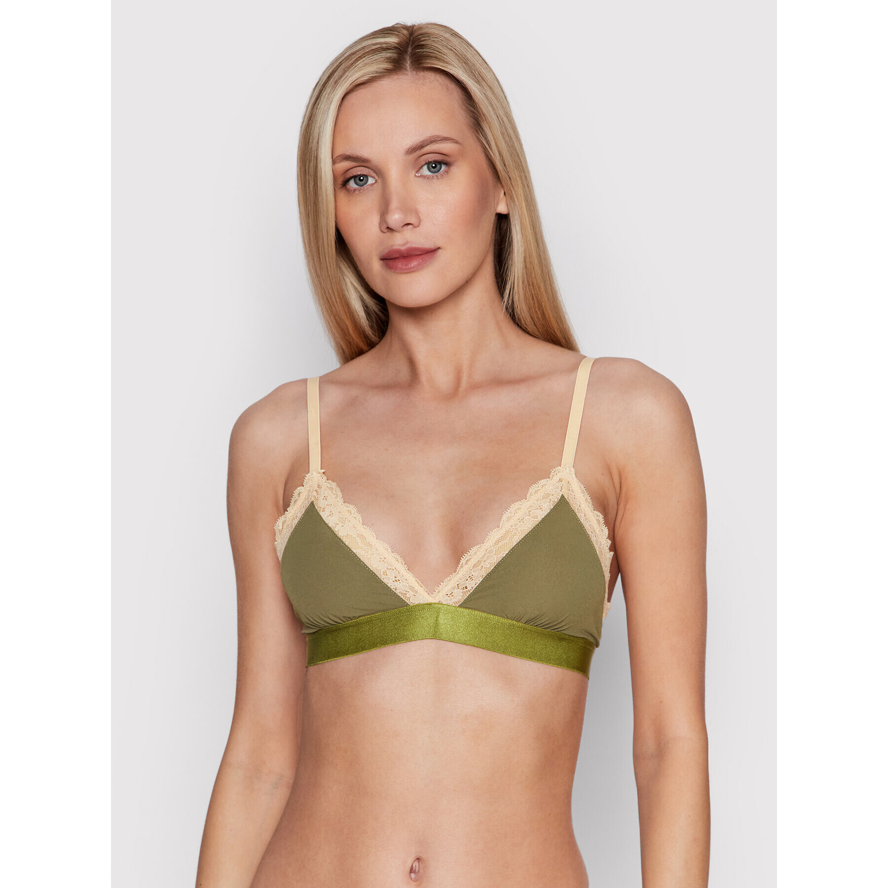 Etam Podprsenka Bralette Ditsy 6531365 Zelená - Pepit.sk