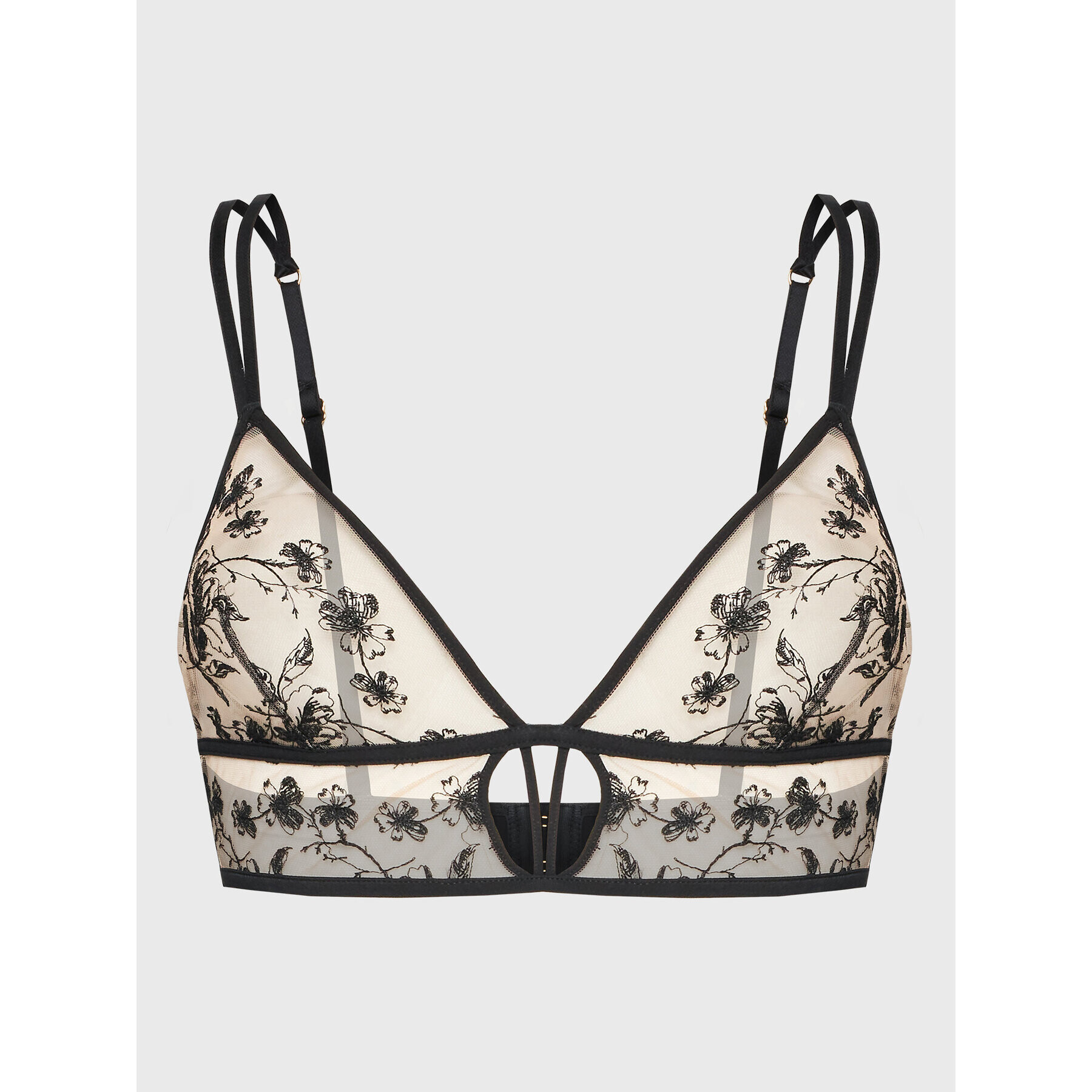 Etam Podprsenka Bralette Fougue 6535101 Čierna - Pepit.sk