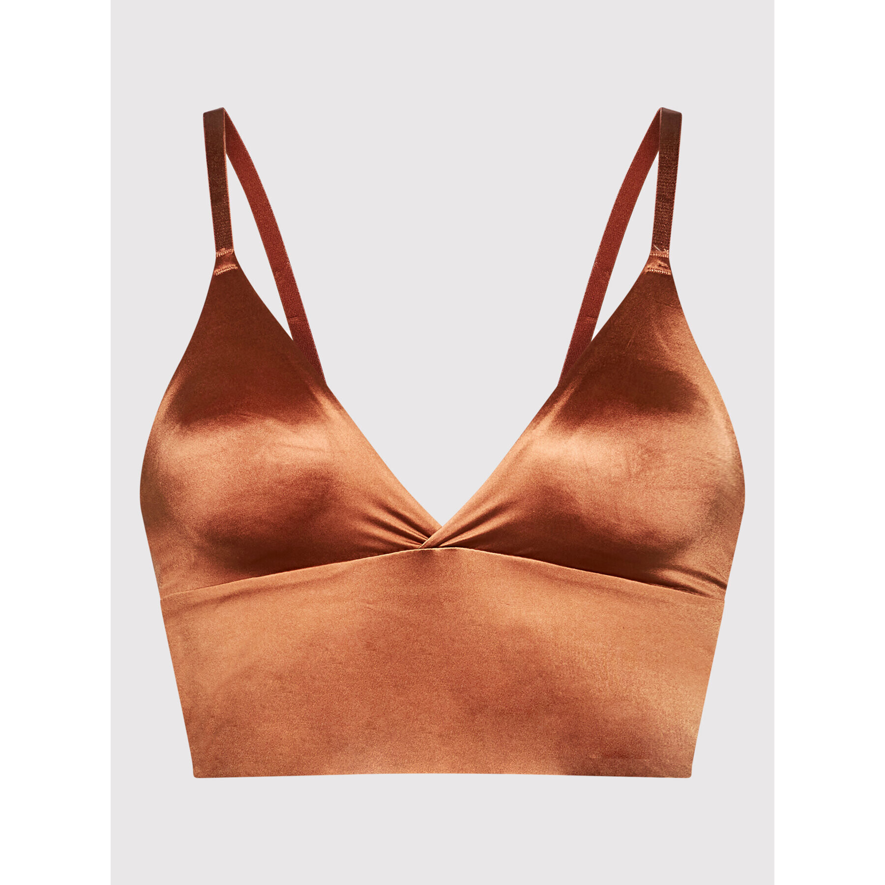 Etam Podprsenka Bralette Perfect Glow 6528277 Hnedá - Pepit.sk