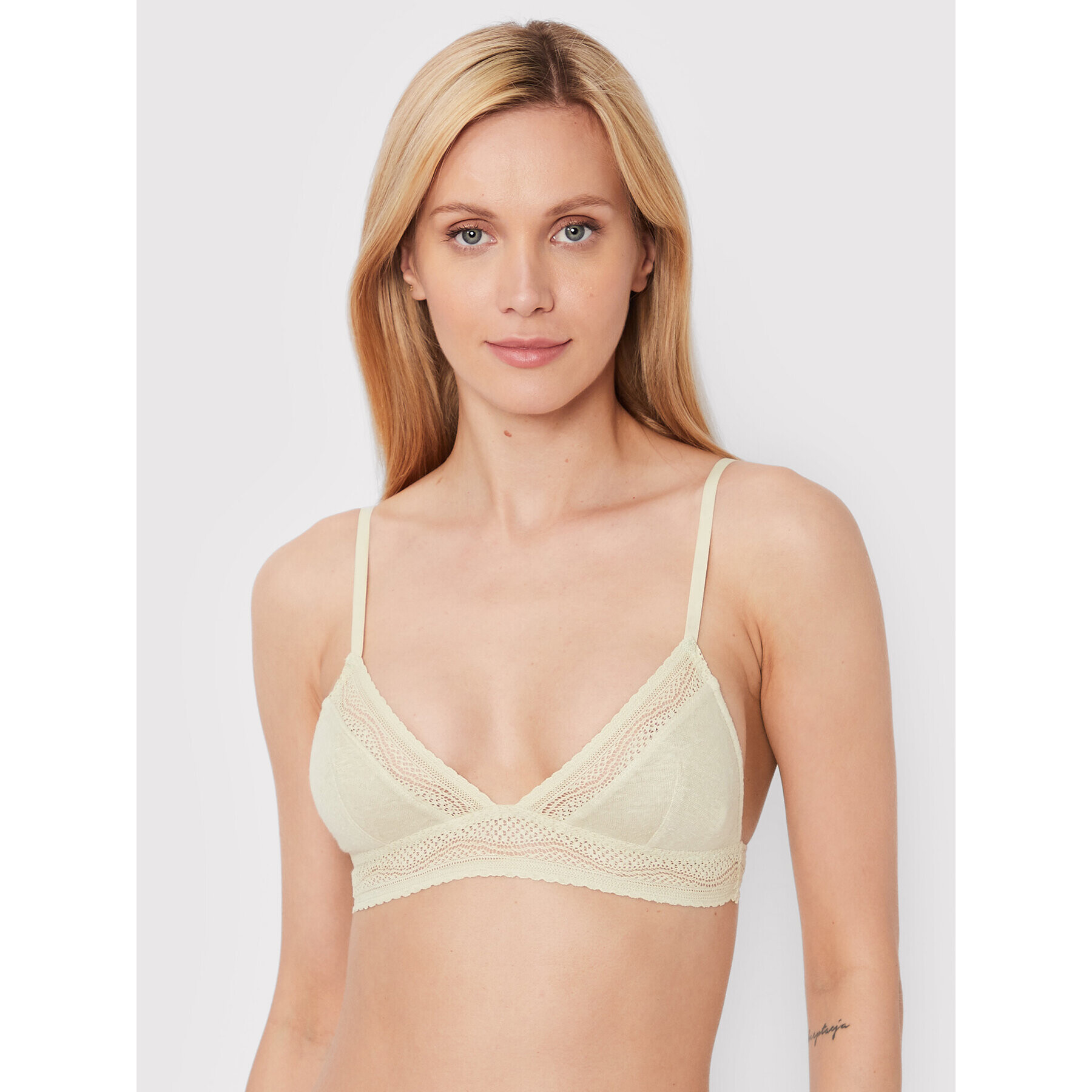 Etam Podprsenka Bralette Sonita 6532602 Zelená - Pepit.sk