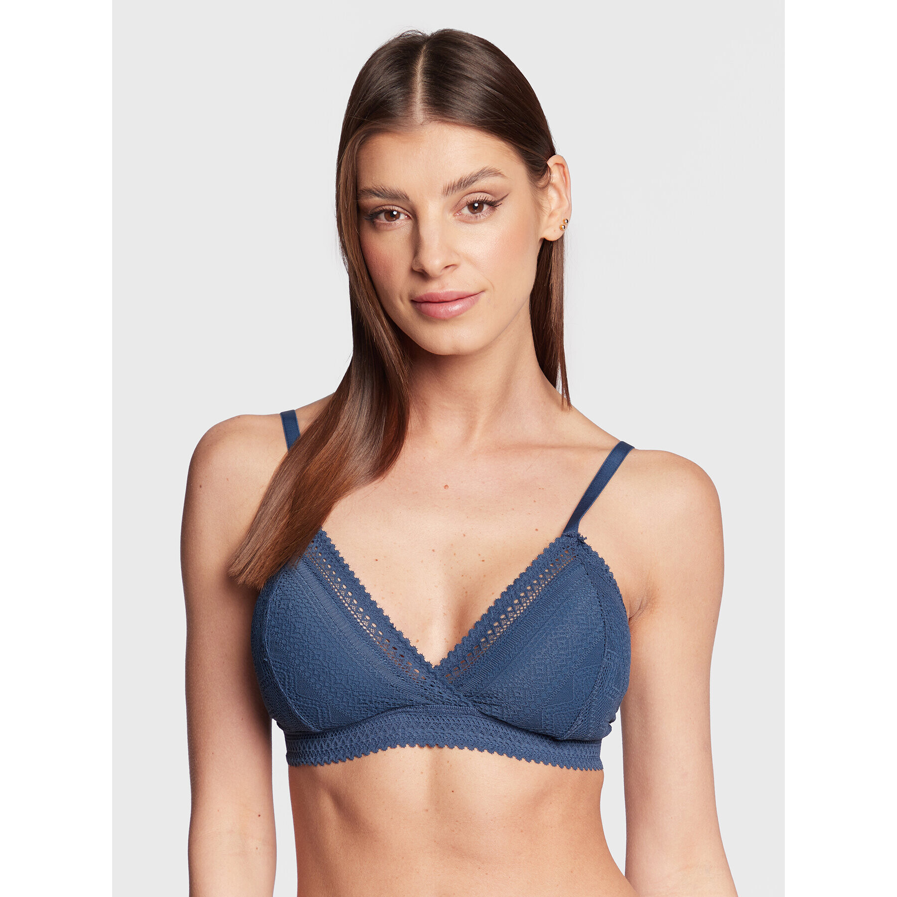 Etam Podprsenka Bralette Sublime 6527477 Modrá - Pepit.sk