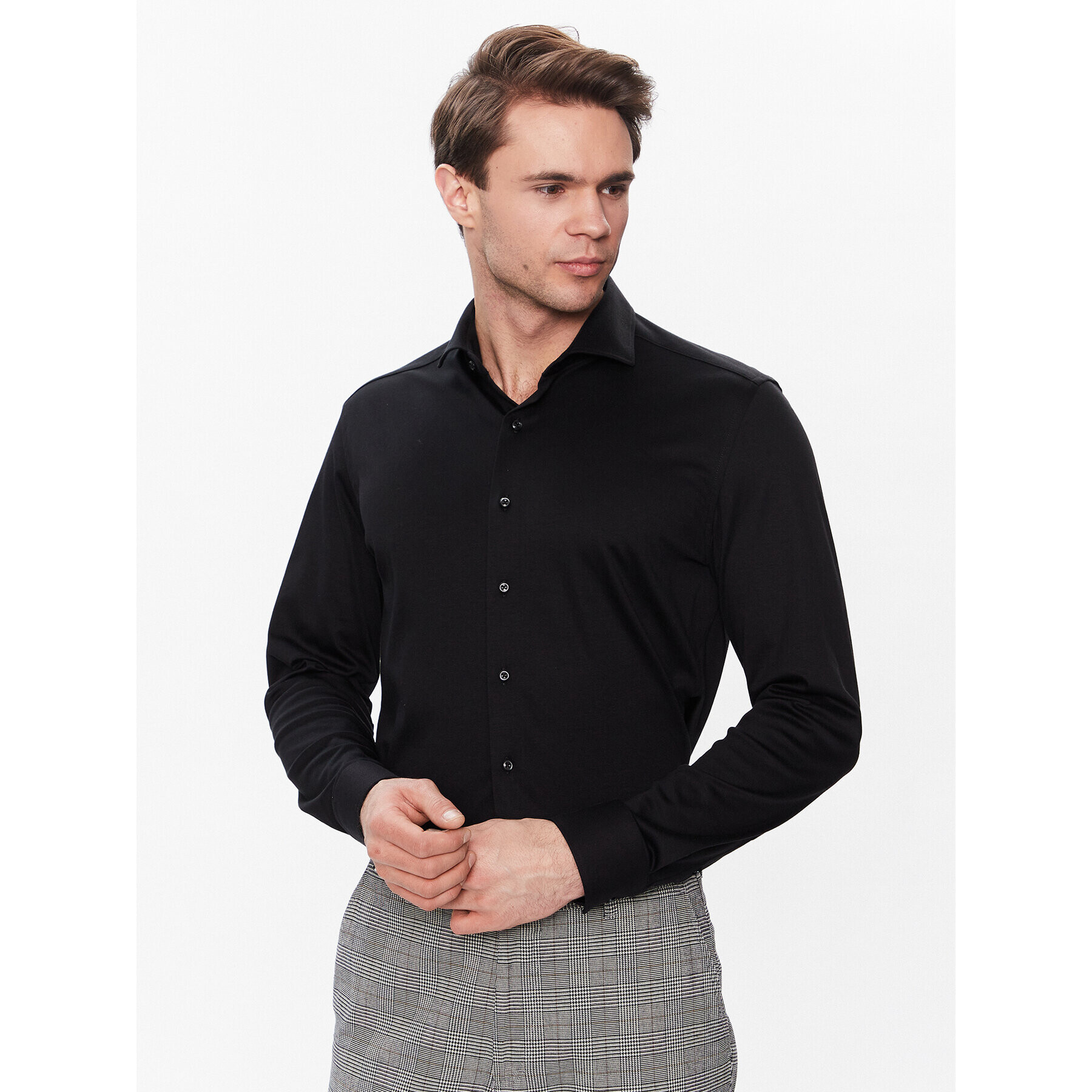 Eterna Košeľa 2159/YS82 Čierna Slim Fit - Pepit.sk