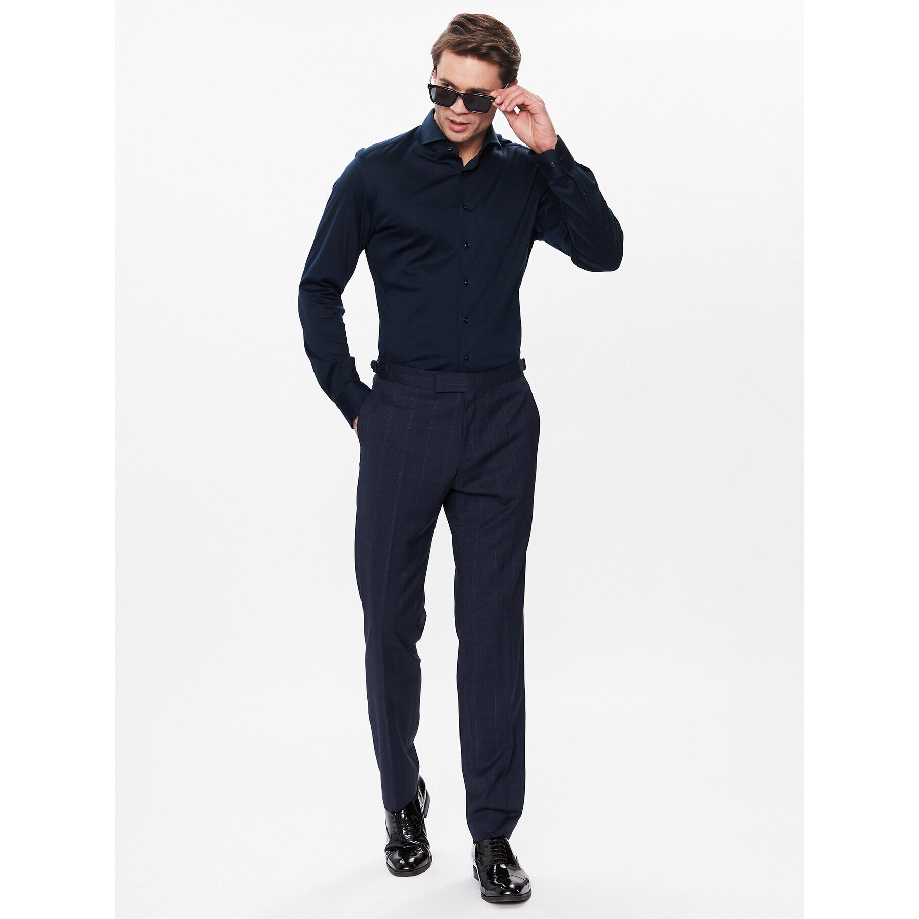 Eterna Košeľa 2159/YS82 Tmavomodrá Slim Fit - Pepit.sk