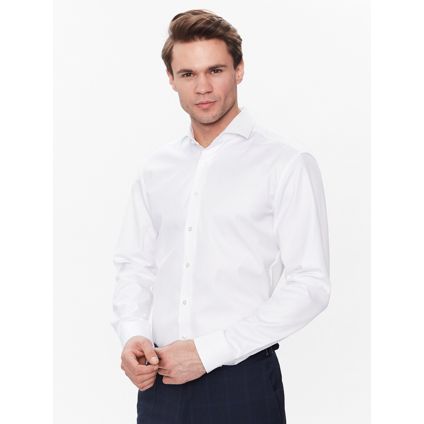 Eterna Košeľa 8817/F182 Biela Slim Fit - Pepit.sk