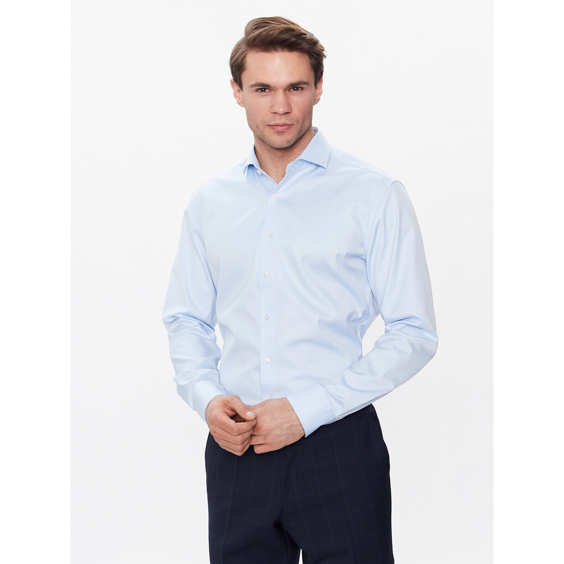 Eterna Košeľa 8817/F182 Modrá Slim Fit - Pepit.sk