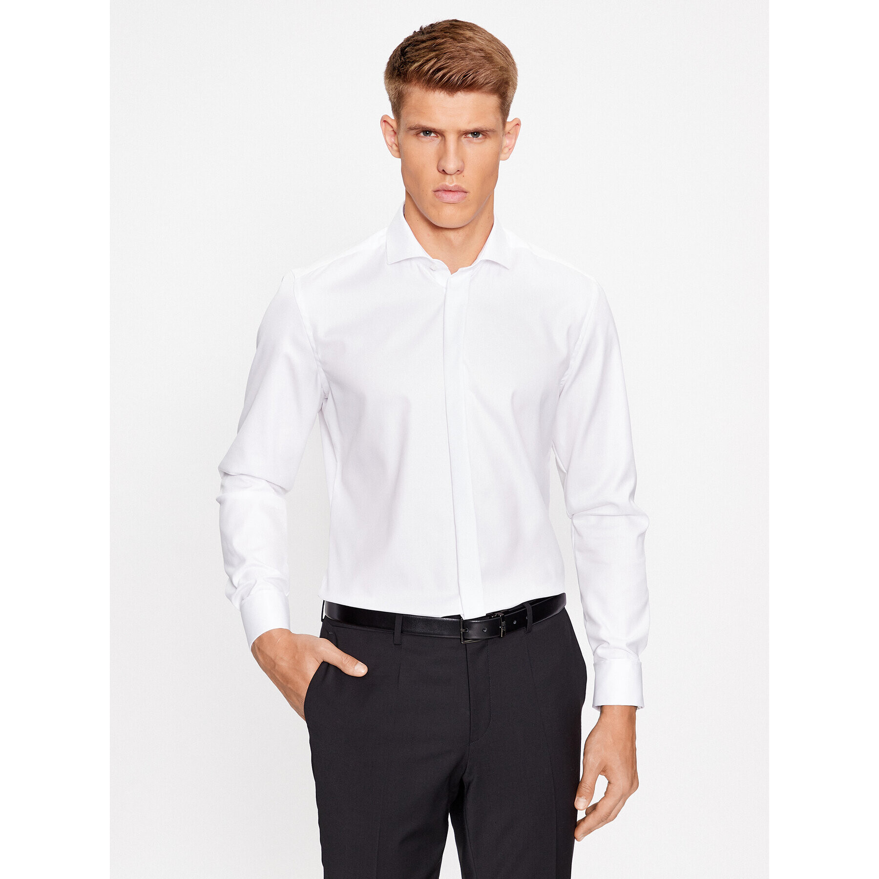 Eterna Košeľa 8817/F392 Biela Slim Fit - Pepit.sk