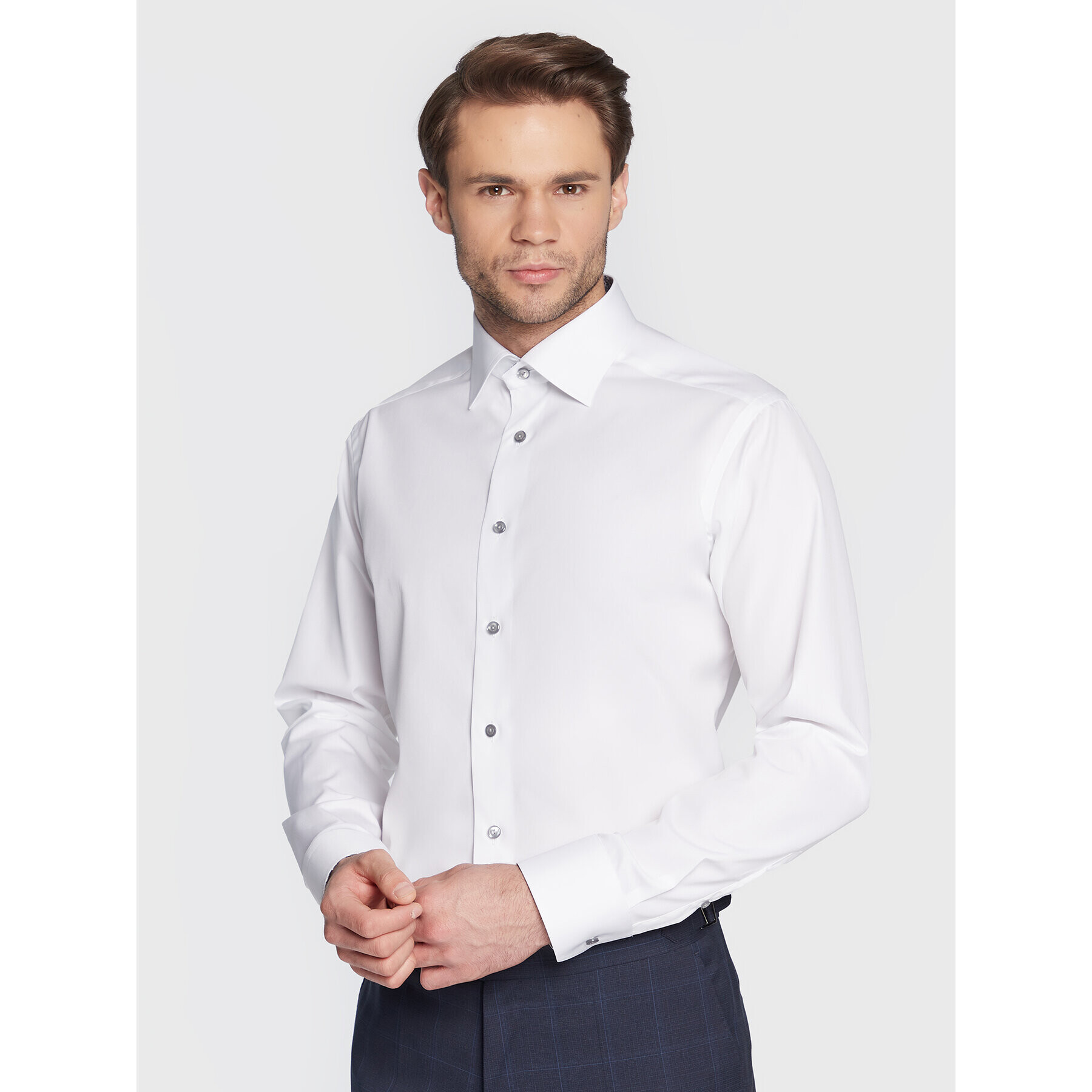 Eton Košeľa 100004052 Biela Slim Fit - Pepit.sk