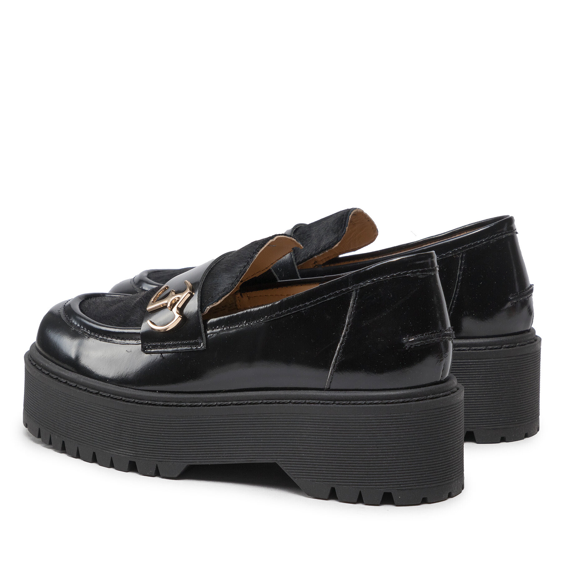 Eva Minge Loafers EM-79-12-001571 Čierna - Pepit.sk