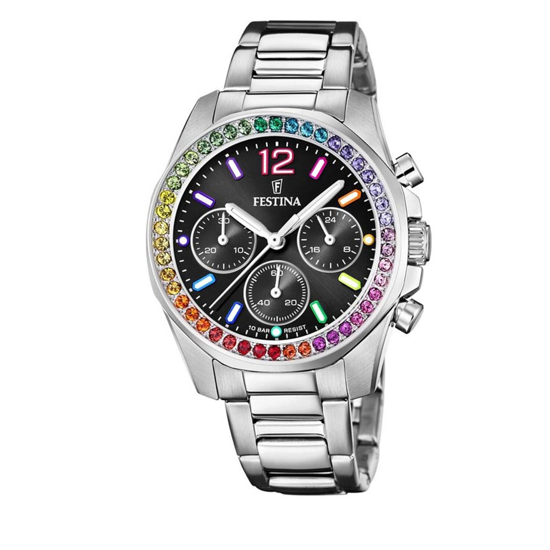 Festina Hodinky Boyfriend Chronograph 20606/3 Strieborná - Pepit.sk