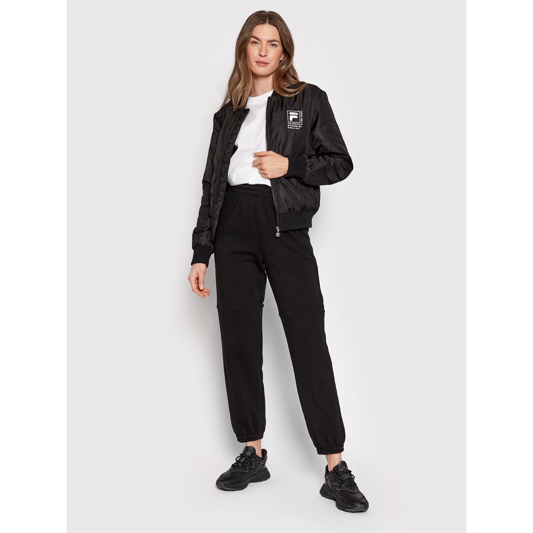 Fila Bundy bomber Rach 689336 Čierna Relaxed Fit - Pepit.sk