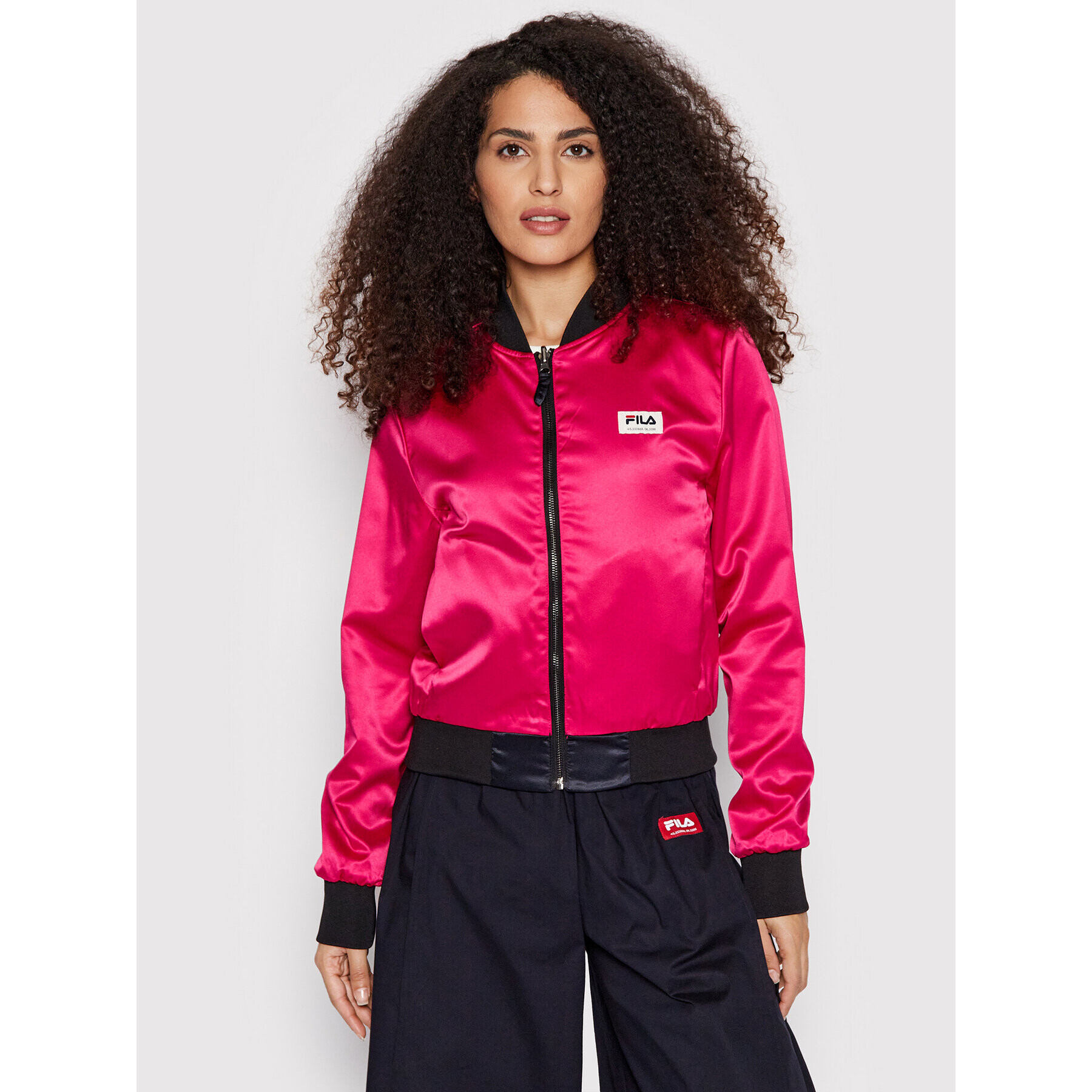 Fila Bundy bomber Tanger FAW0009 Čierna Regular Fit - Pepit.sk