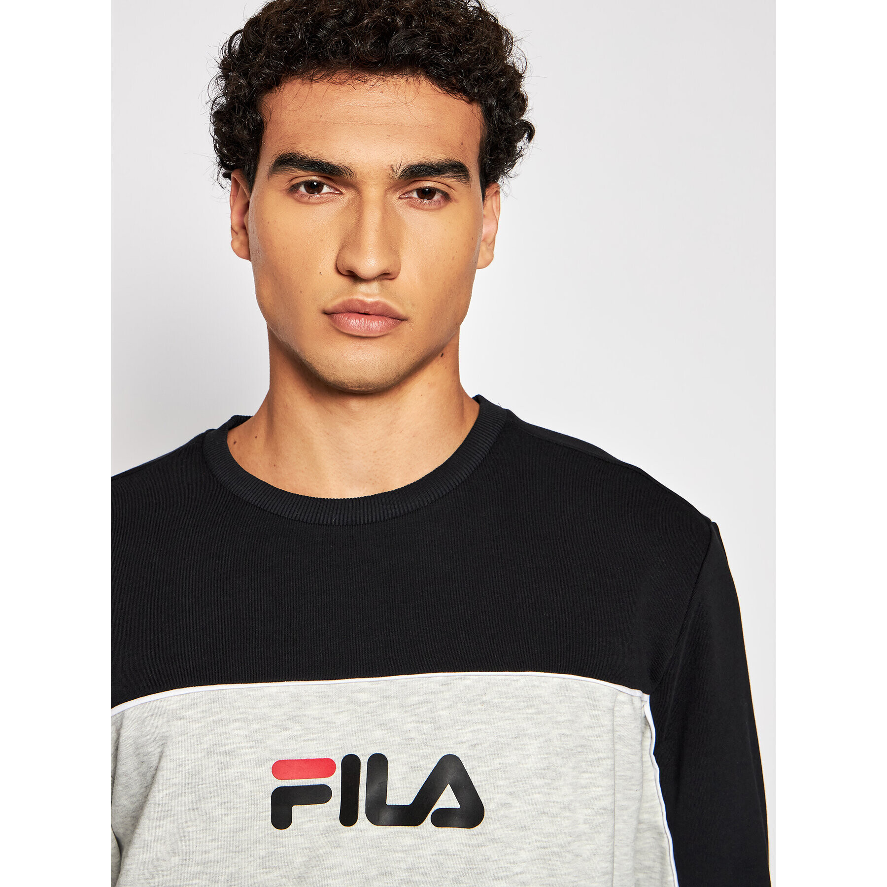 Fila Mikina Aqil 688467 Biela Regular Fit - Pepit.sk