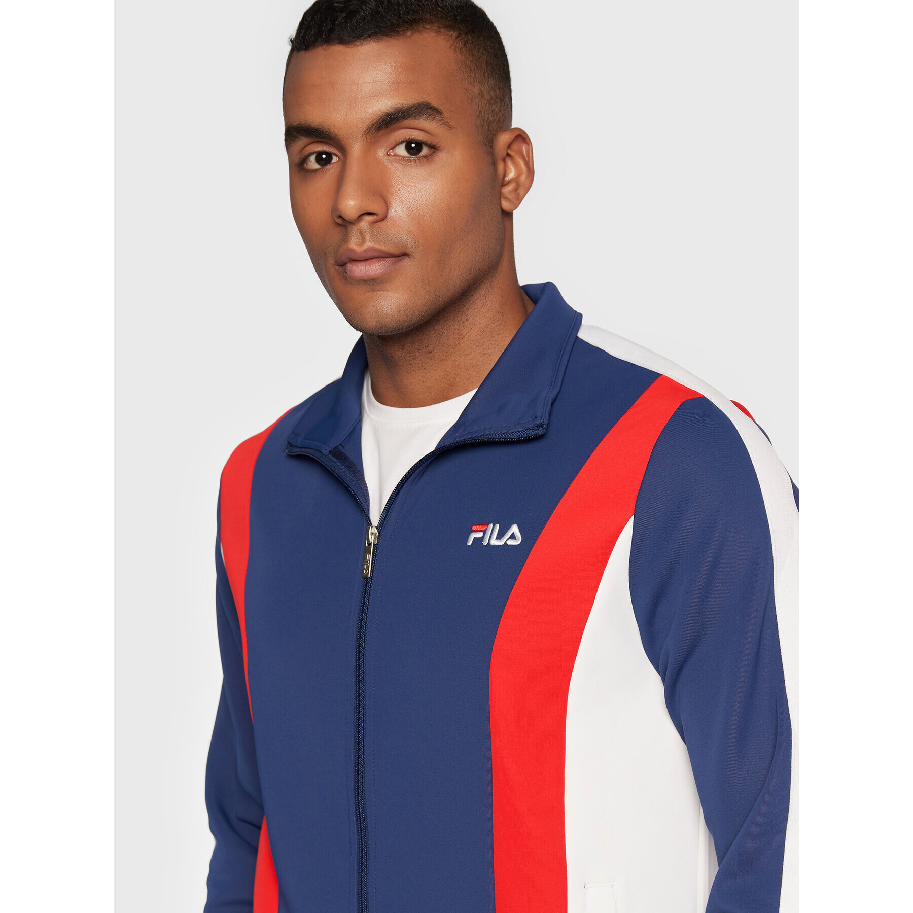 Fila Mikina Bastia FAM0173 Tmavomodrá Regular Fit - Pepit.sk