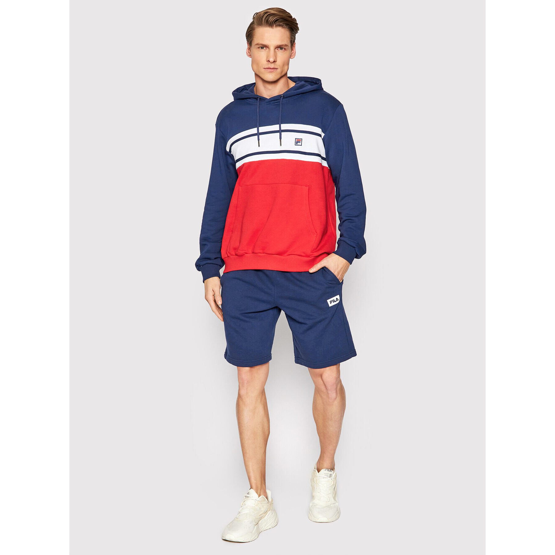 Fila Mikina Breda Blocked FAM0075 Farebná Regular Fit - Pepit.sk