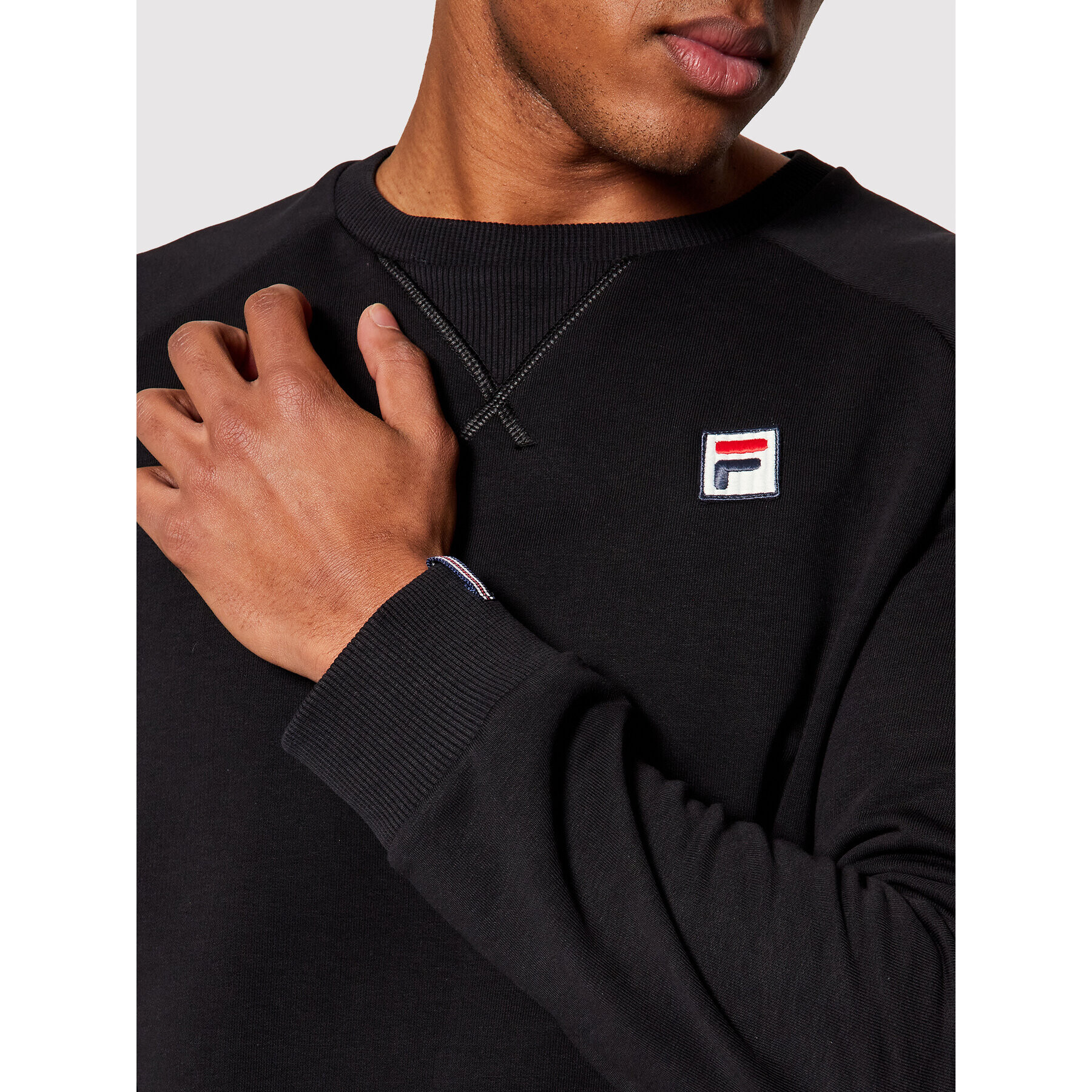 Fila Mikina Heath Raglan 688563 Čierna Regular Fit - Pepit.sk