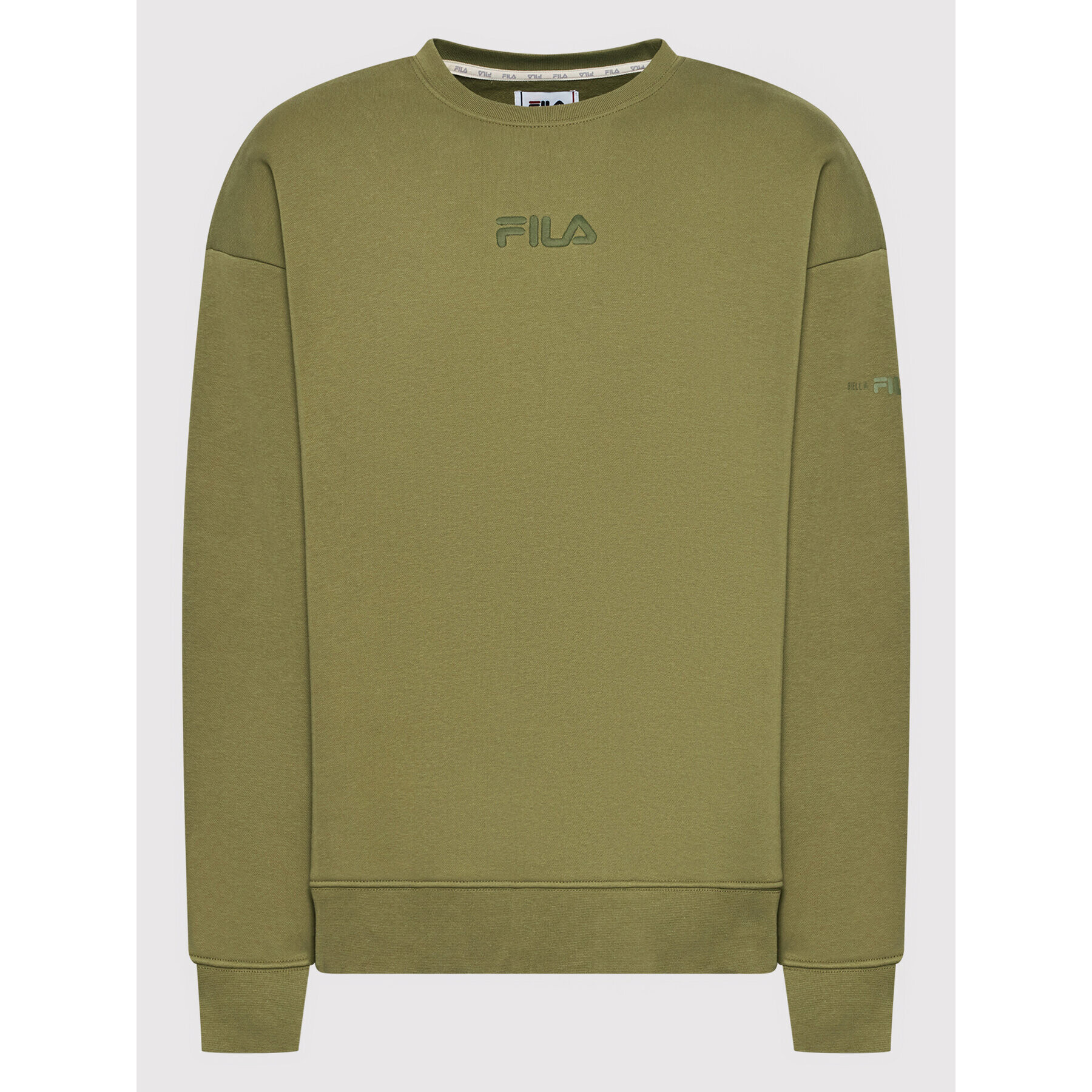 Fila Mikina James 689773 Zelená Relaxed Fit - Pepit.sk