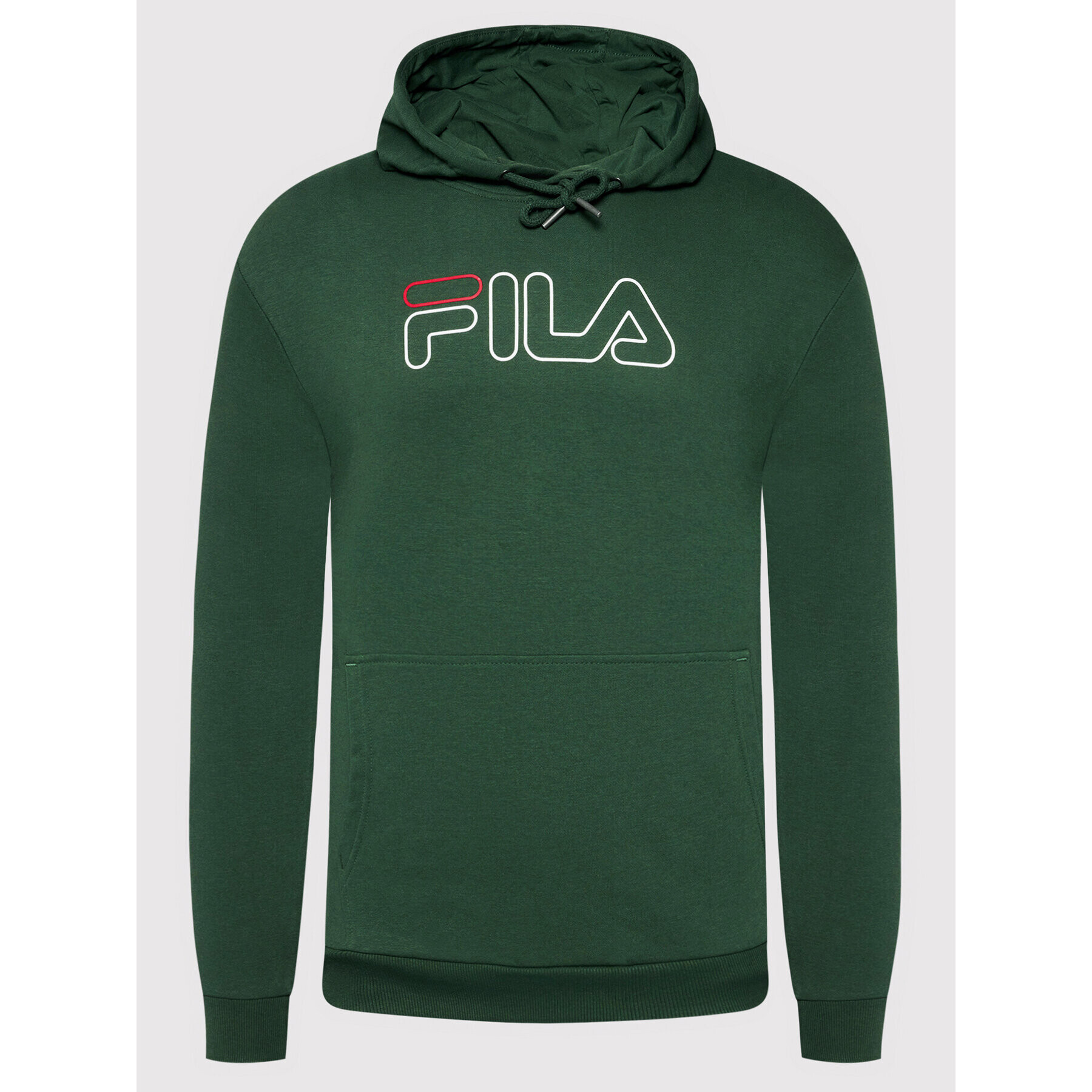 Fila Mikina Laban 687125 Zelená Regular Fit - Pepit.sk