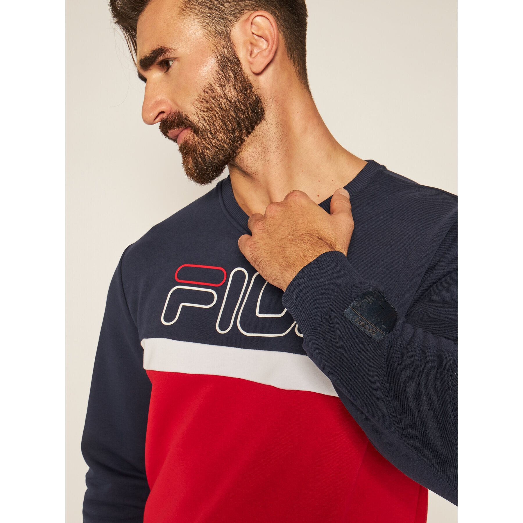 Fila Mikina Laurus Crew 683182 Farebná Regular Fit - Pepit.sk