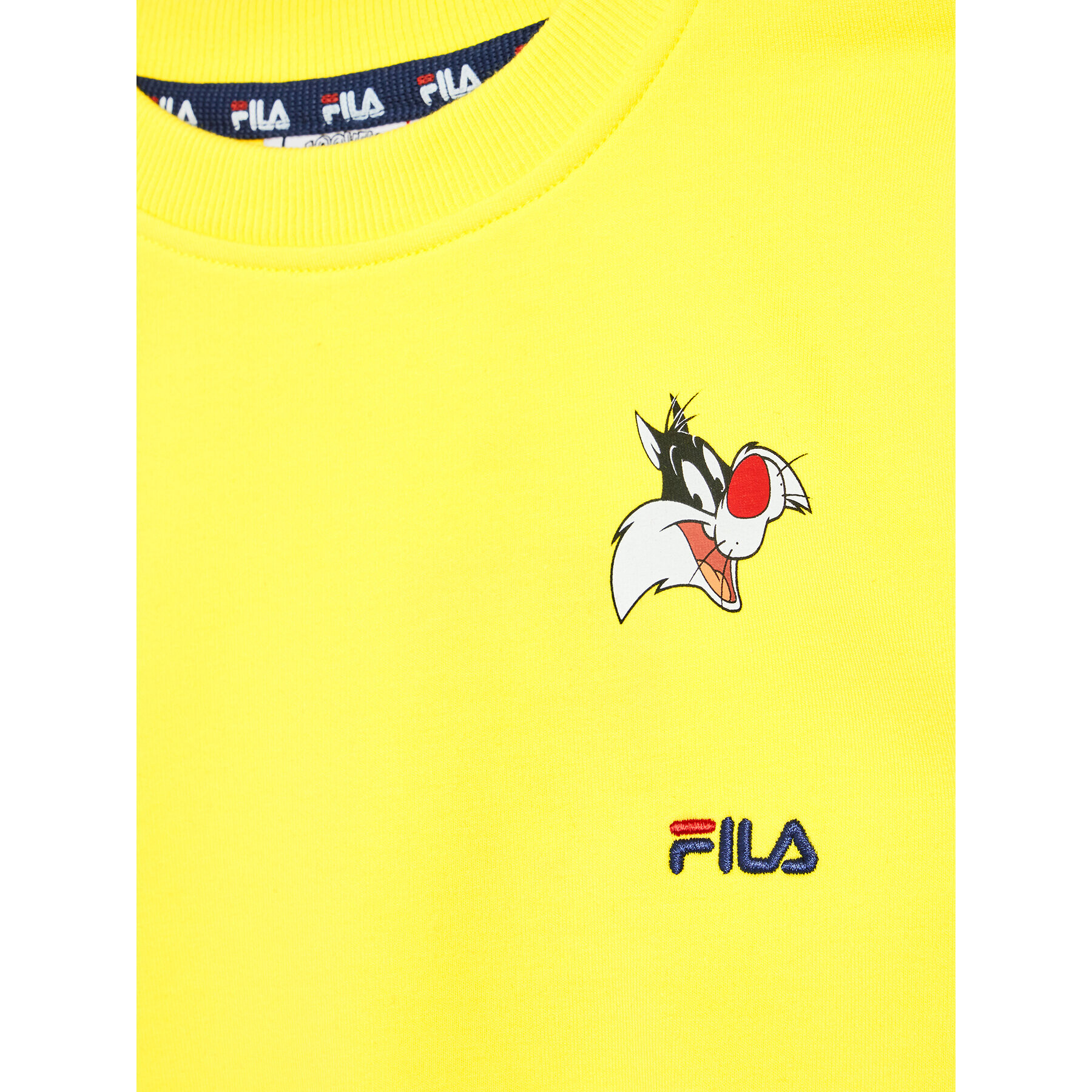 Fila Mikina Liebenwalde FAK0047 Žltá Regular Fit - Pepit.sk