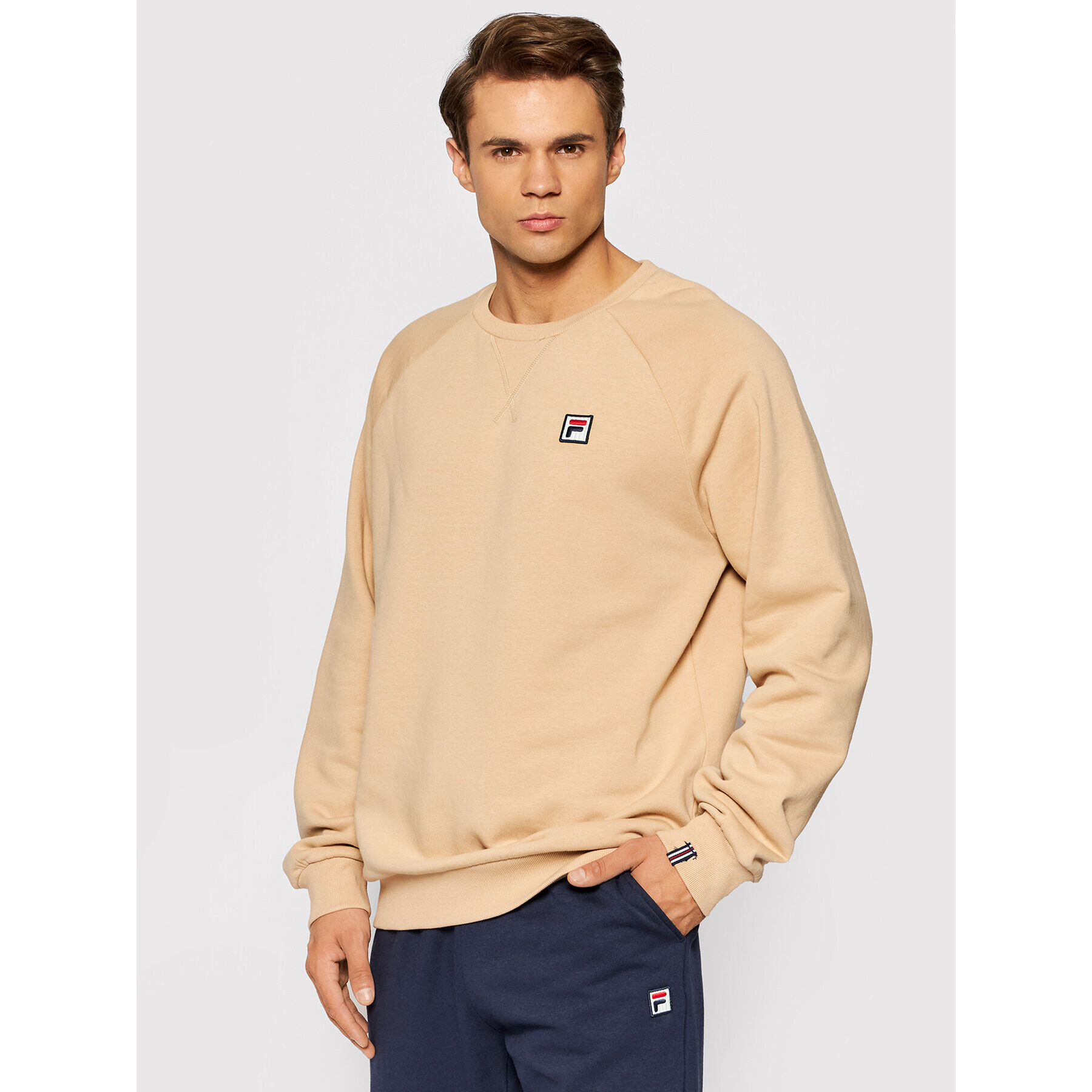 Fila Mikina Reglan 689038 Béžová Regular Fit - Pepit.sk