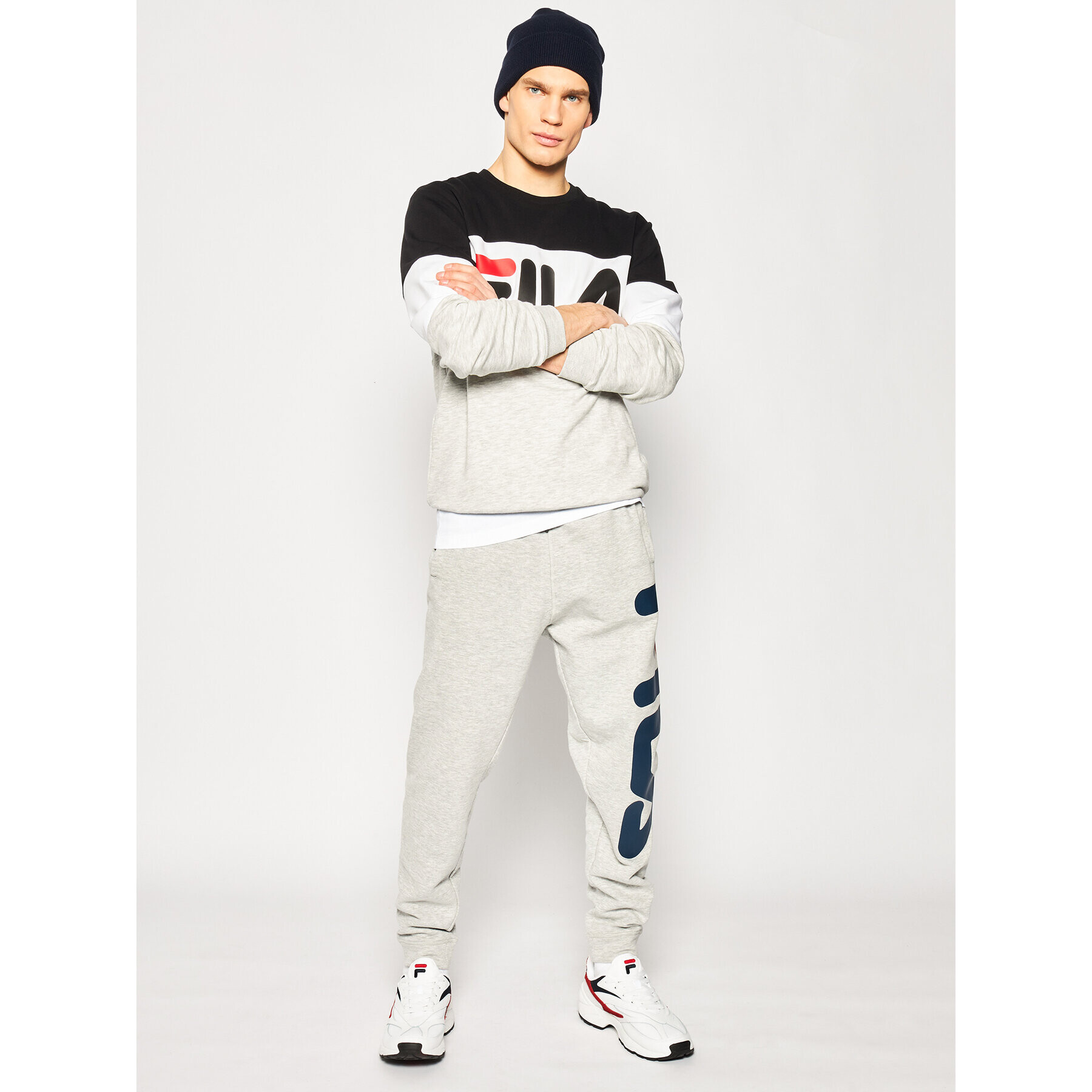 Fila Mikina Straight 688050 Farebná Regular Fit - Pepit.sk