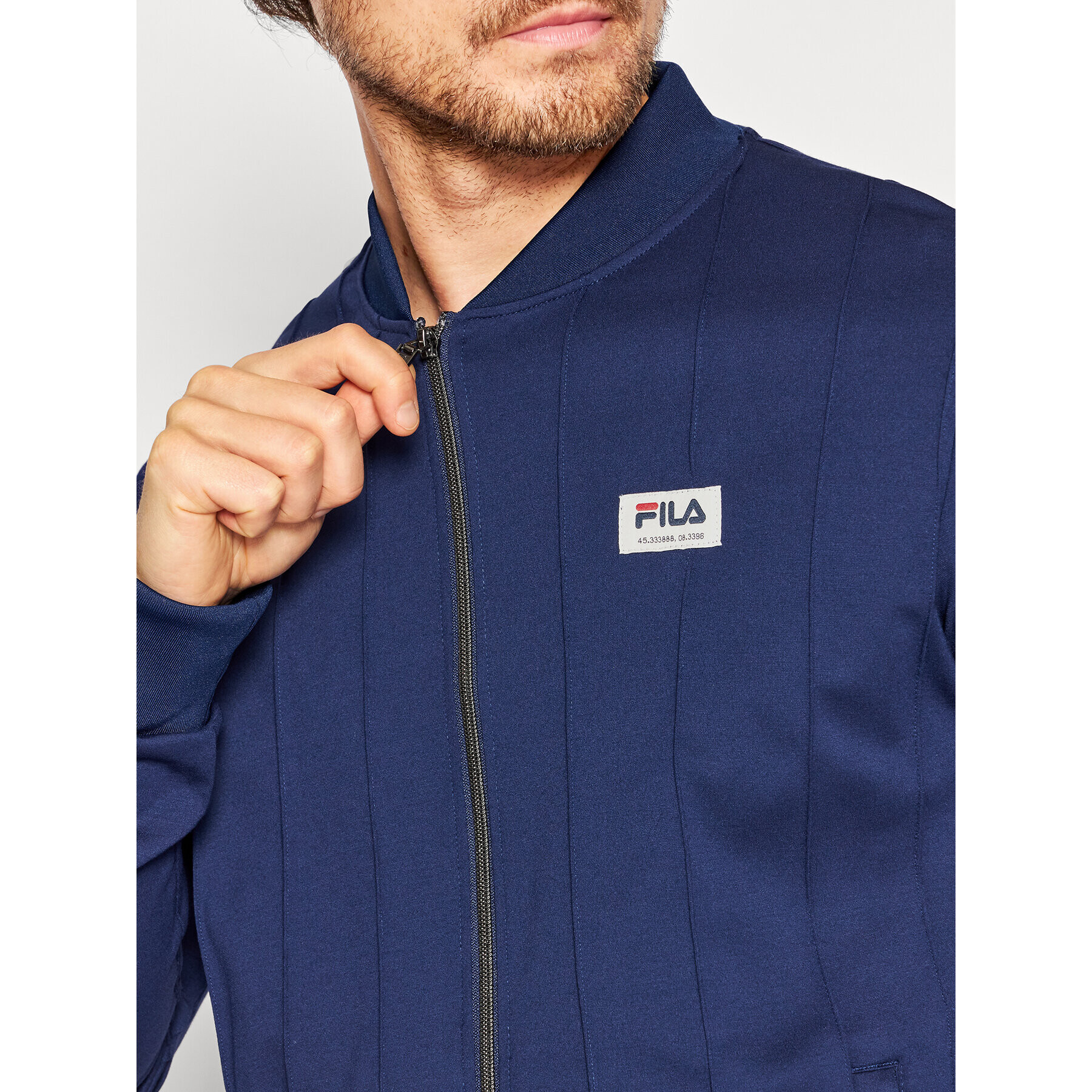 Fila Mikina Tarvis FAM0030 Tmavomodrá Regular Fit - Pepit.sk