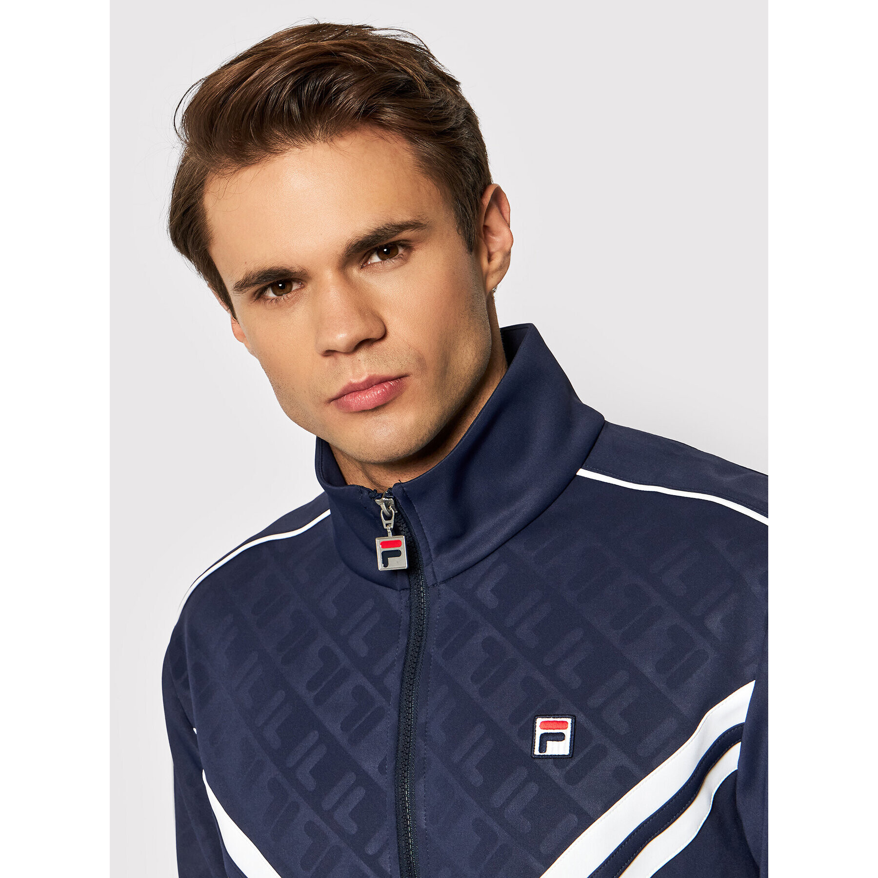 Fila Mikina Tauri Track 689169 Tmavomodrá Regular Fit - Pepit.sk