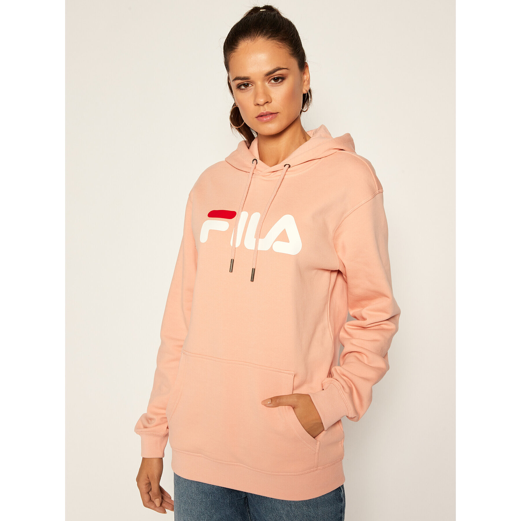 Fila Mikina Unisex 681090 Ružová Regular Fit - Pepit.sk