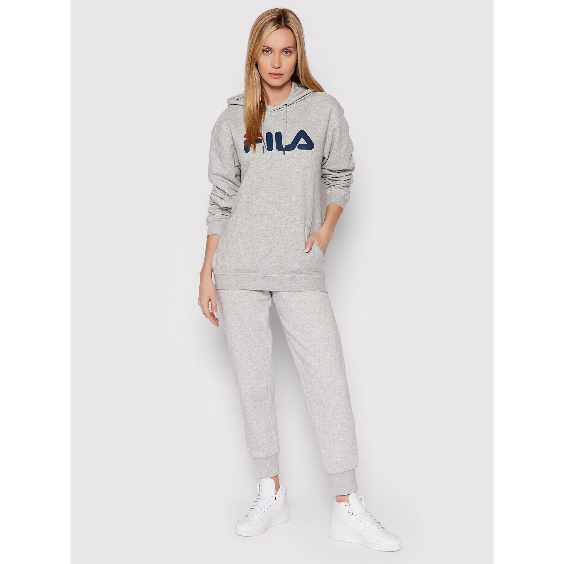 Fila Mikina Unisex 681090 Sivá Regular Fit - Pepit.sk