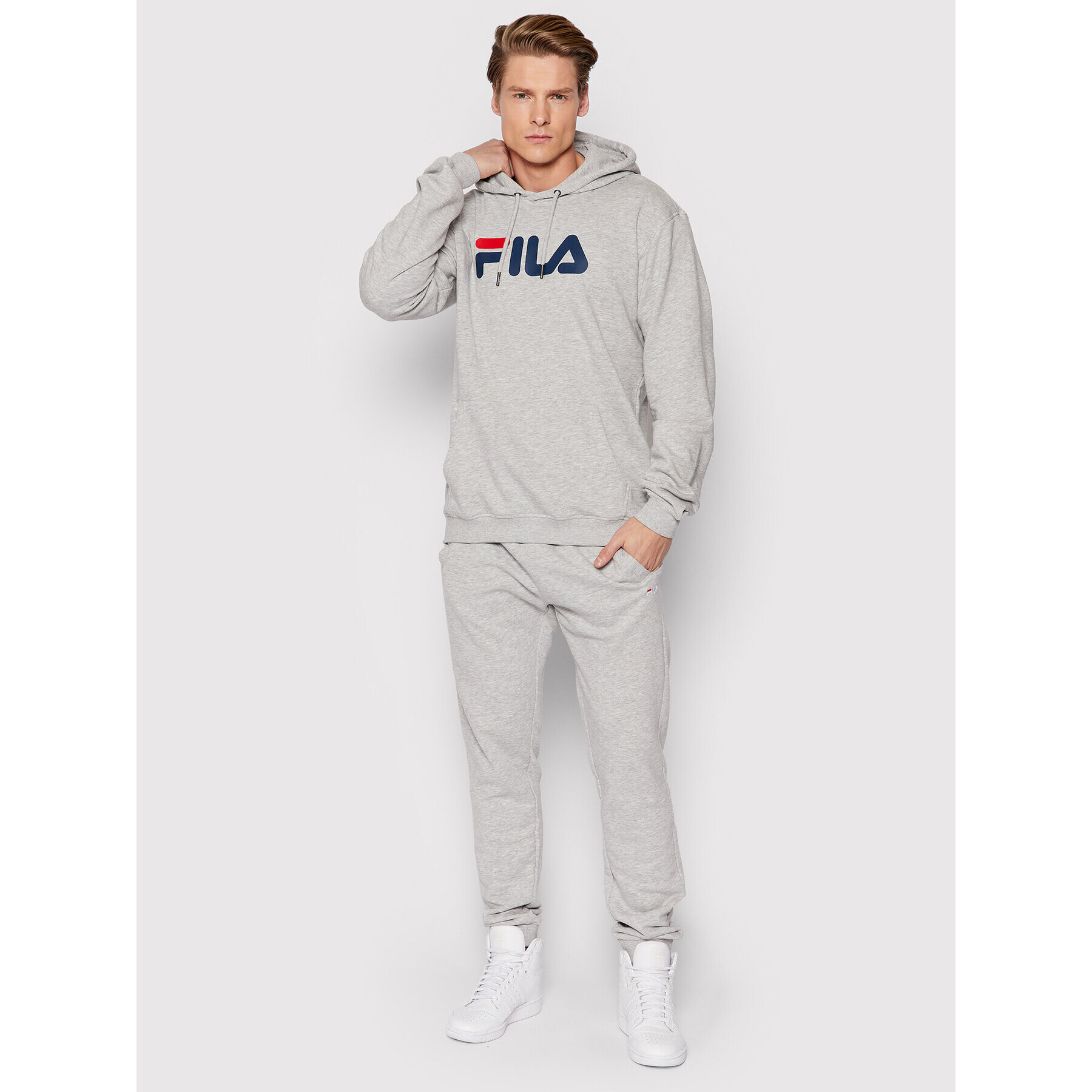 Fila Mikina Unisex 681090 Sivá Regular Fit - Pepit.sk