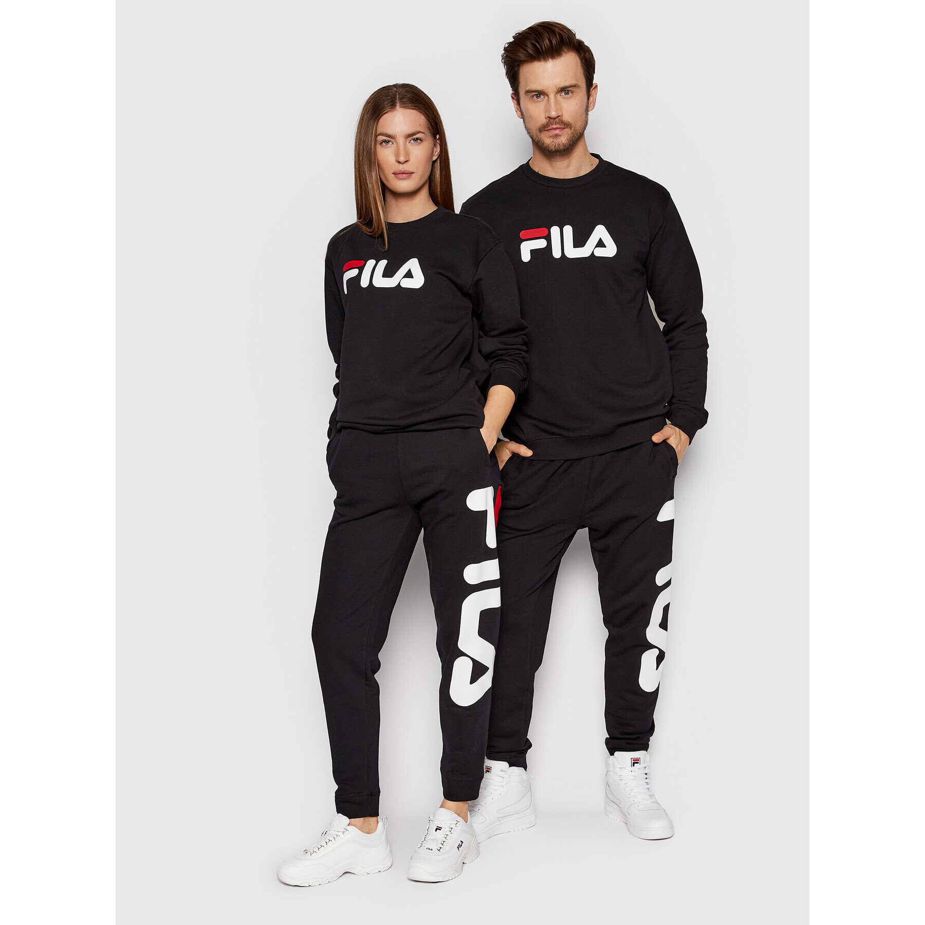 Fila Mikina Unisex Barbian FAU0066 Čierna Regular Fit - Pepit.sk