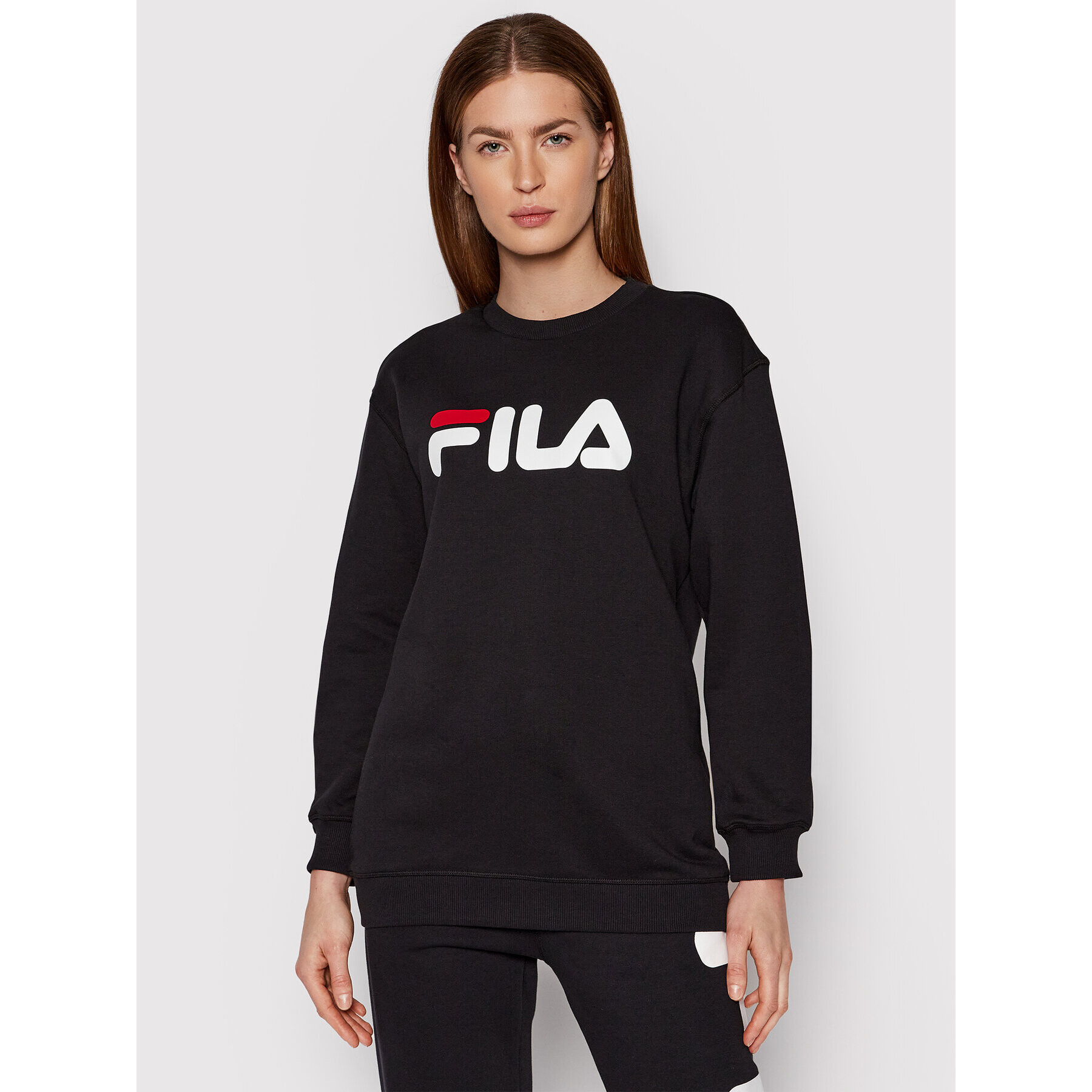 Fila Mikina Unisex Barbian FAU0066 Čierna Regular Fit - Pepit.sk