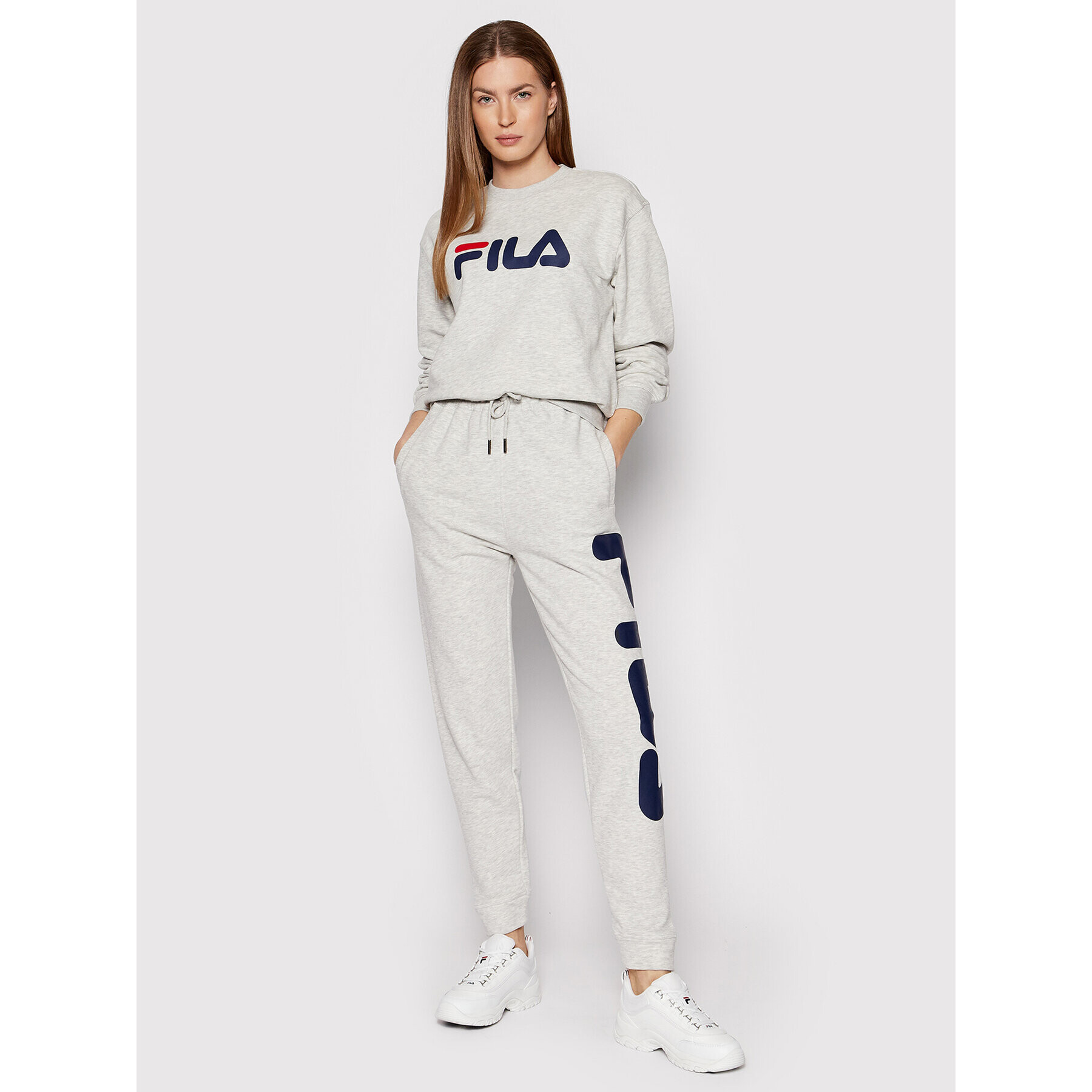 Fila Mikina Unisex Barbian FAU0066 Sivá Regular Fit - Pepit.sk