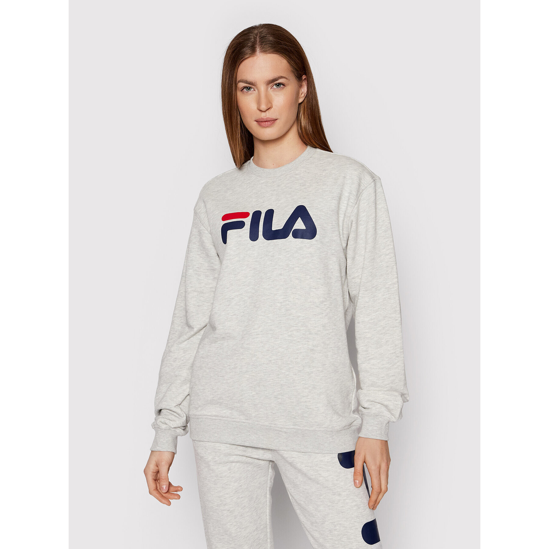 Fila Mikina Unisex Barbian FAU0066 Sivá Regular Fit - Pepit.sk