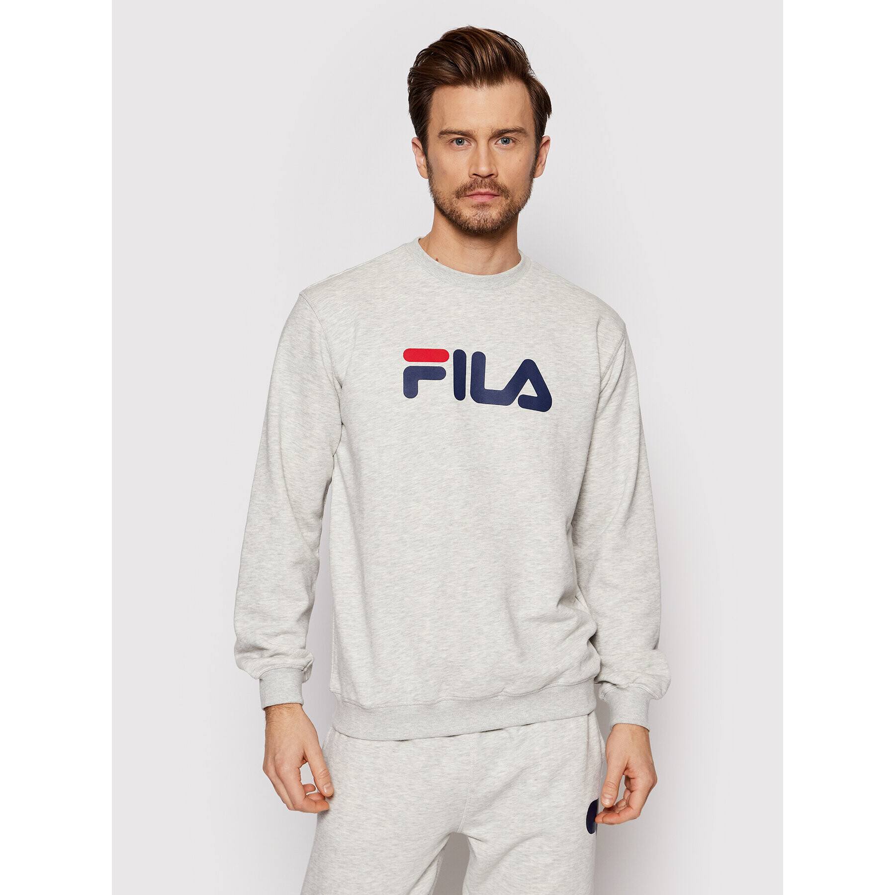 Fila Mikina Unisex Barbian FAU0066 Sivá Regular Fit - Pepit.sk