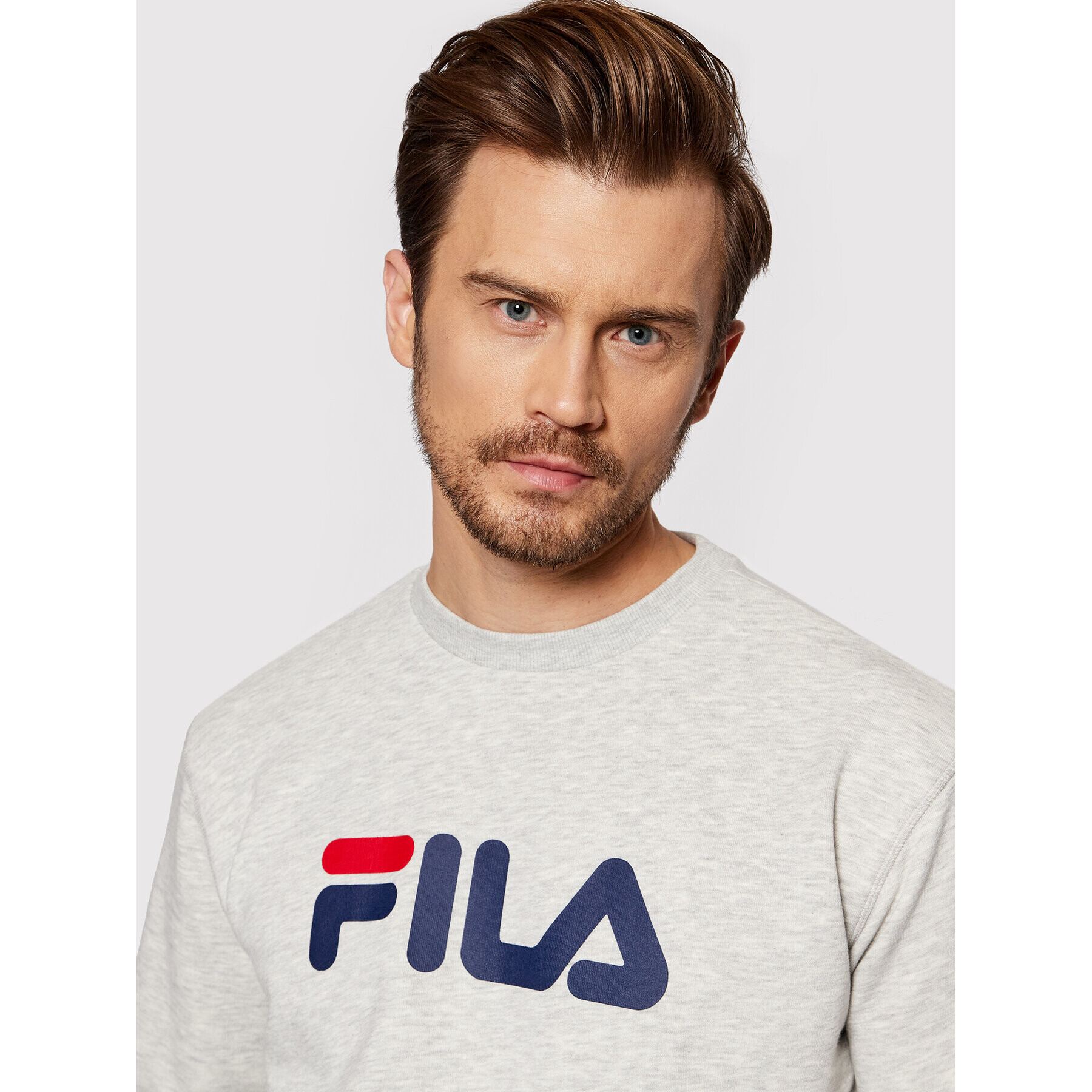 Fila Mikina Unisex Barbian FAU0066 Sivá Regular Fit - Pepit.sk