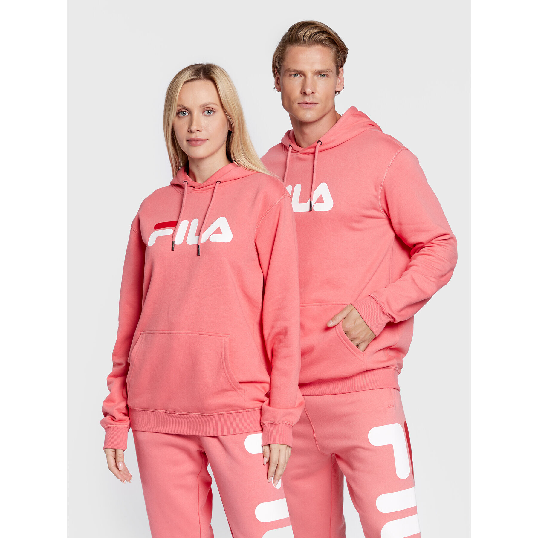 Fila Mikina Unisex Barumini FAU0090 Ružová Regular Fit - Pepit.sk