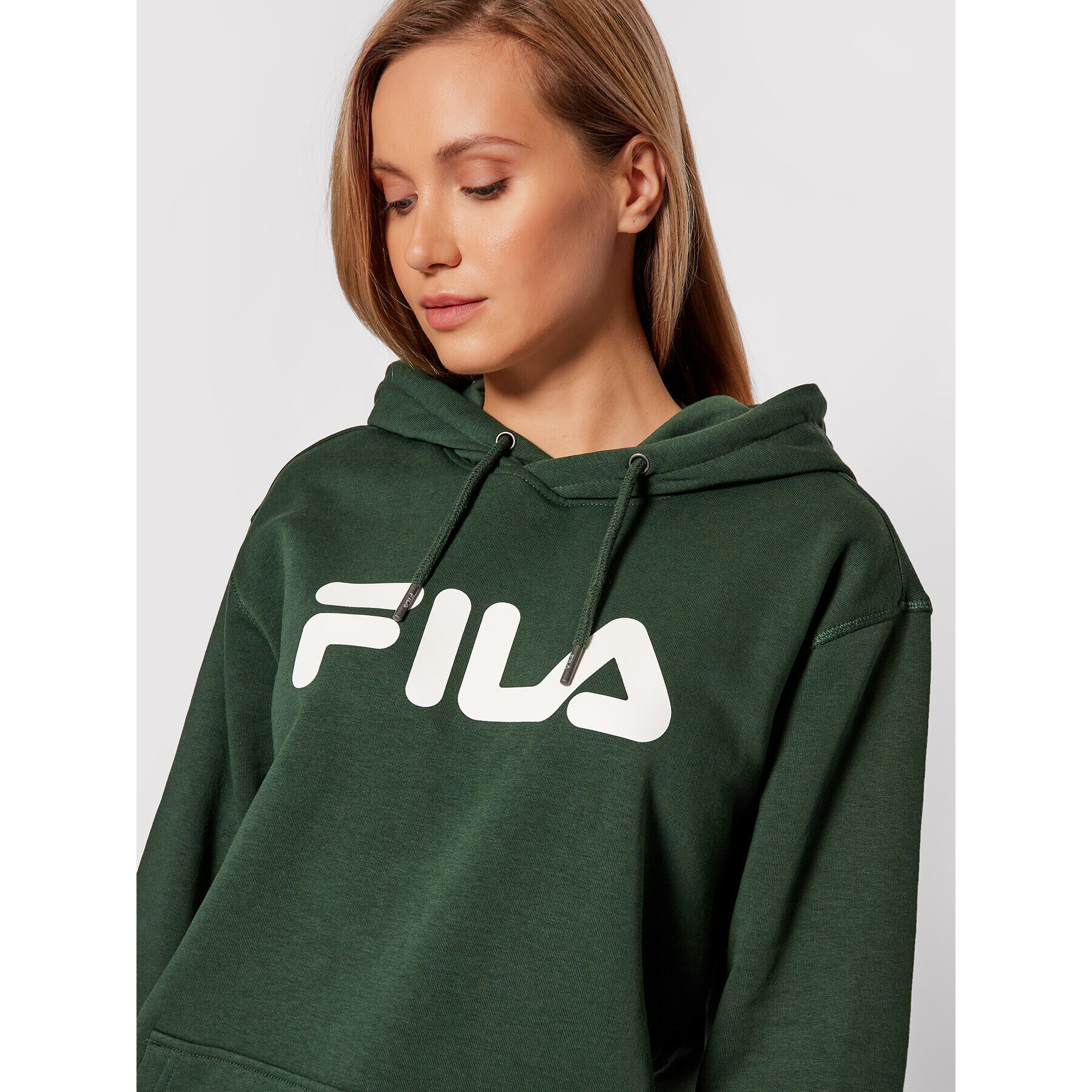 Fila Mikina Unisex Classic Pure 681090 Zelená Regular Fit - Pepit.sk