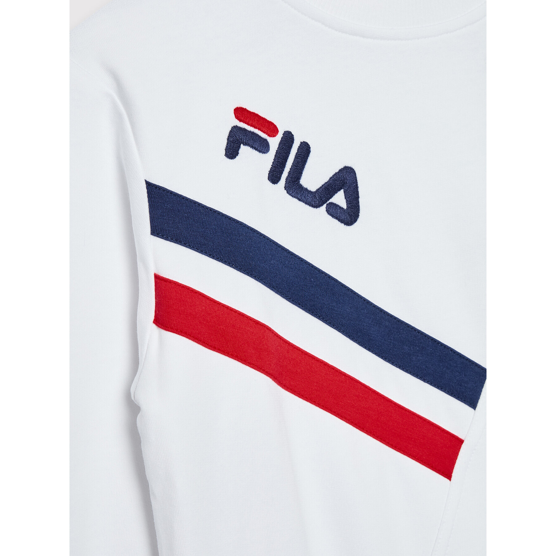 Fila Mikina Zator Crew FAK0083 Biela Regular Fit - Pepit.sk