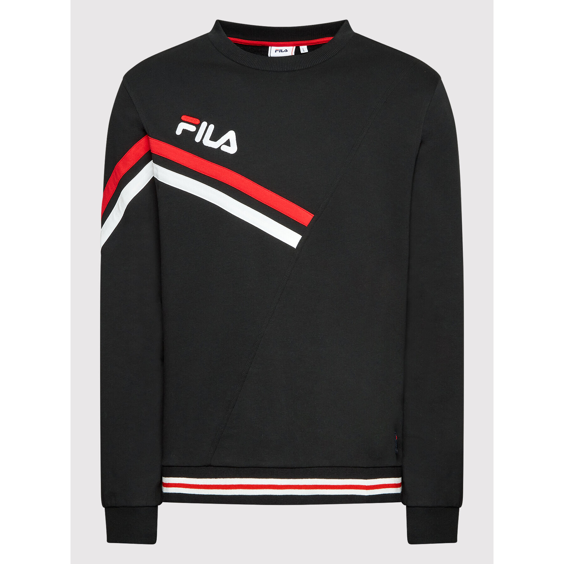 Fila Mikina Zeitz FAM0088 Čierna Relaxed Fit - Pepit.sk