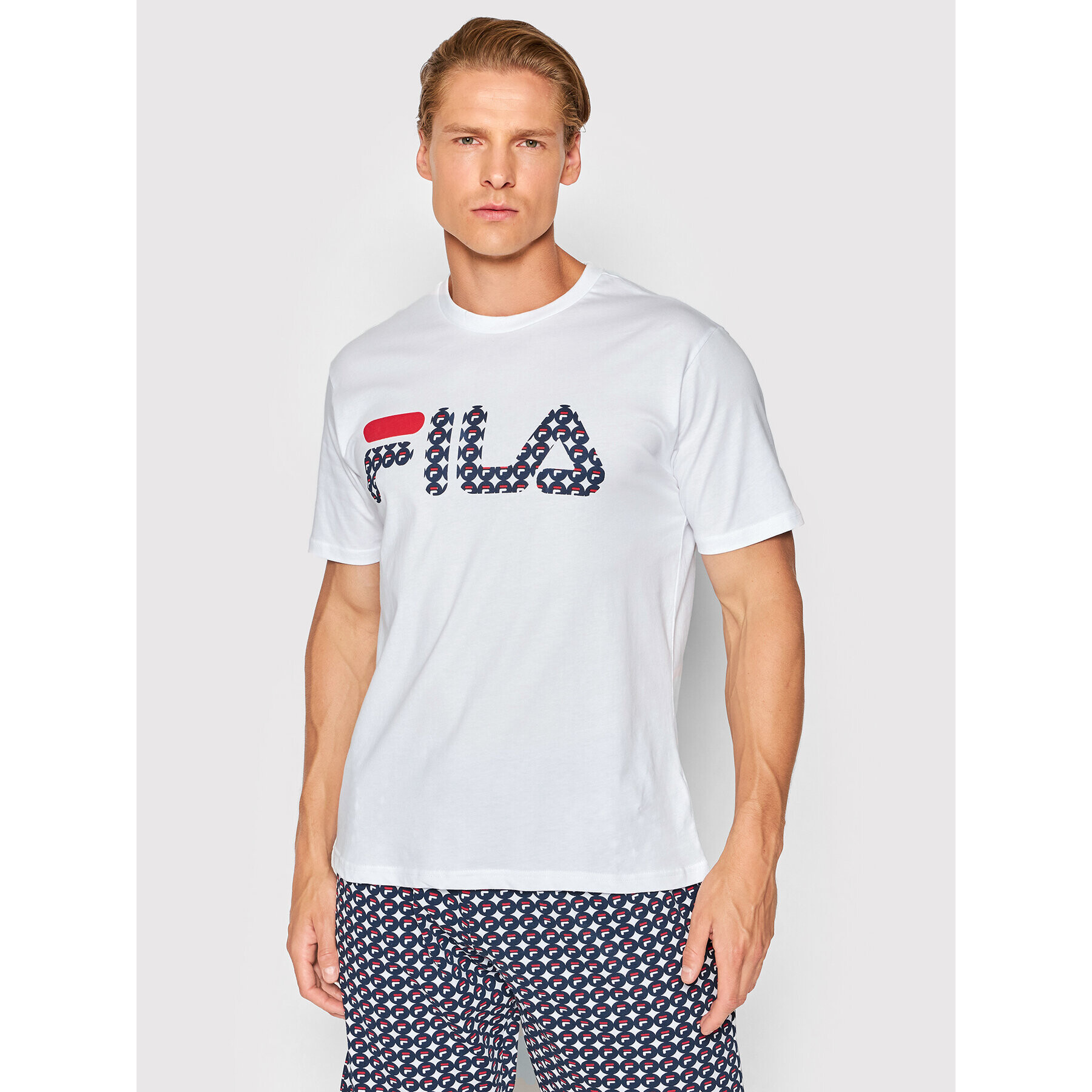 Fila Pyžamo FPS1098 Biela Regular Fit - Pepit.sk