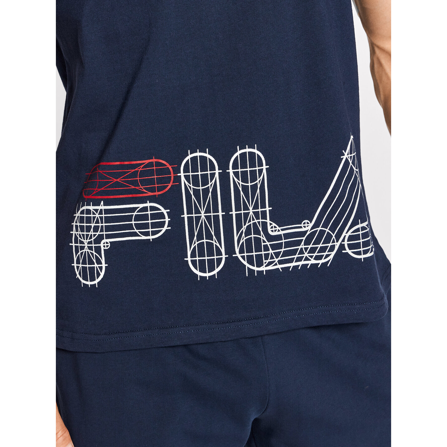 Fila Pyžamo FPS1100 Tmavomodrá Regular Fit - Pepit.sk