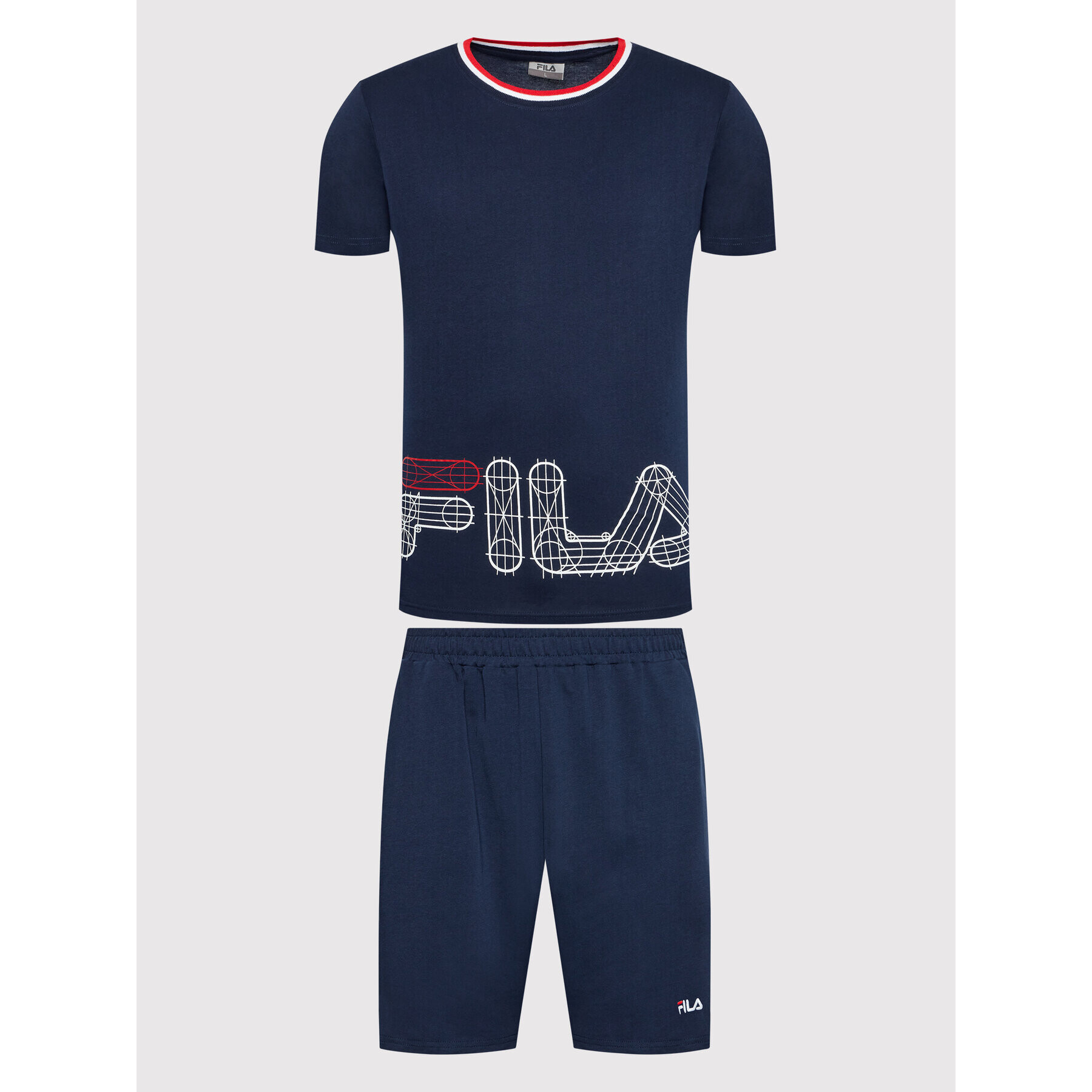 Fila Pyžamo FPS1100 Tmavomodrá Regular Fit - Pepit.sk