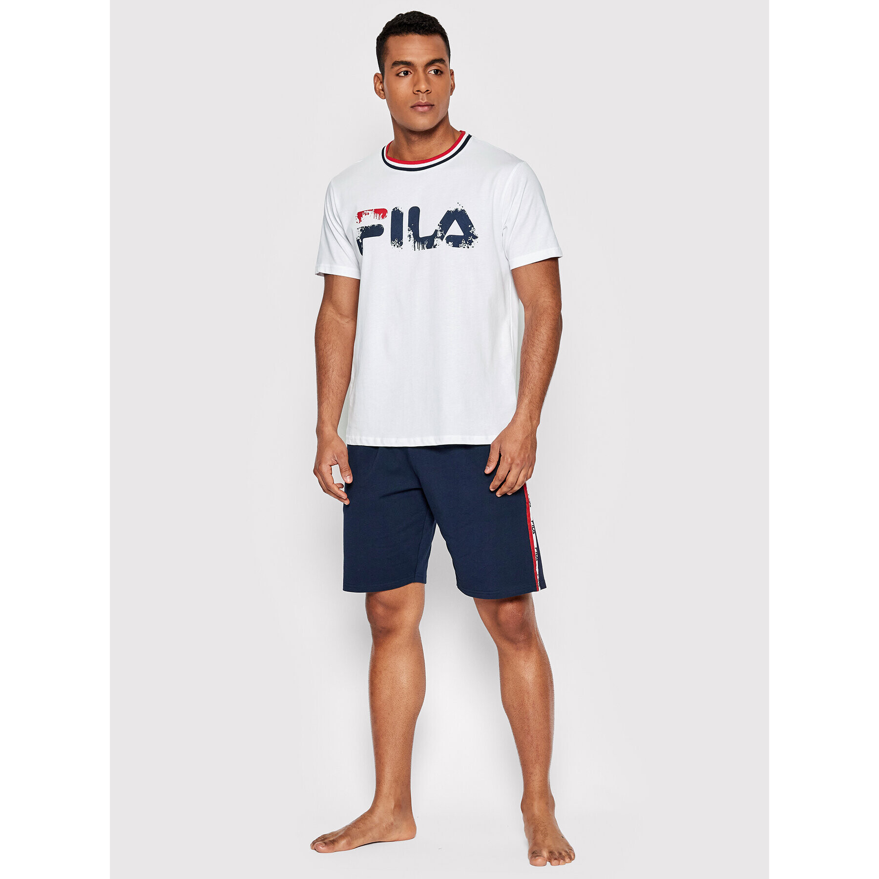 Fila Pyžamo Uomo FPS1096 Biela Regular Fit - Pepit.sk