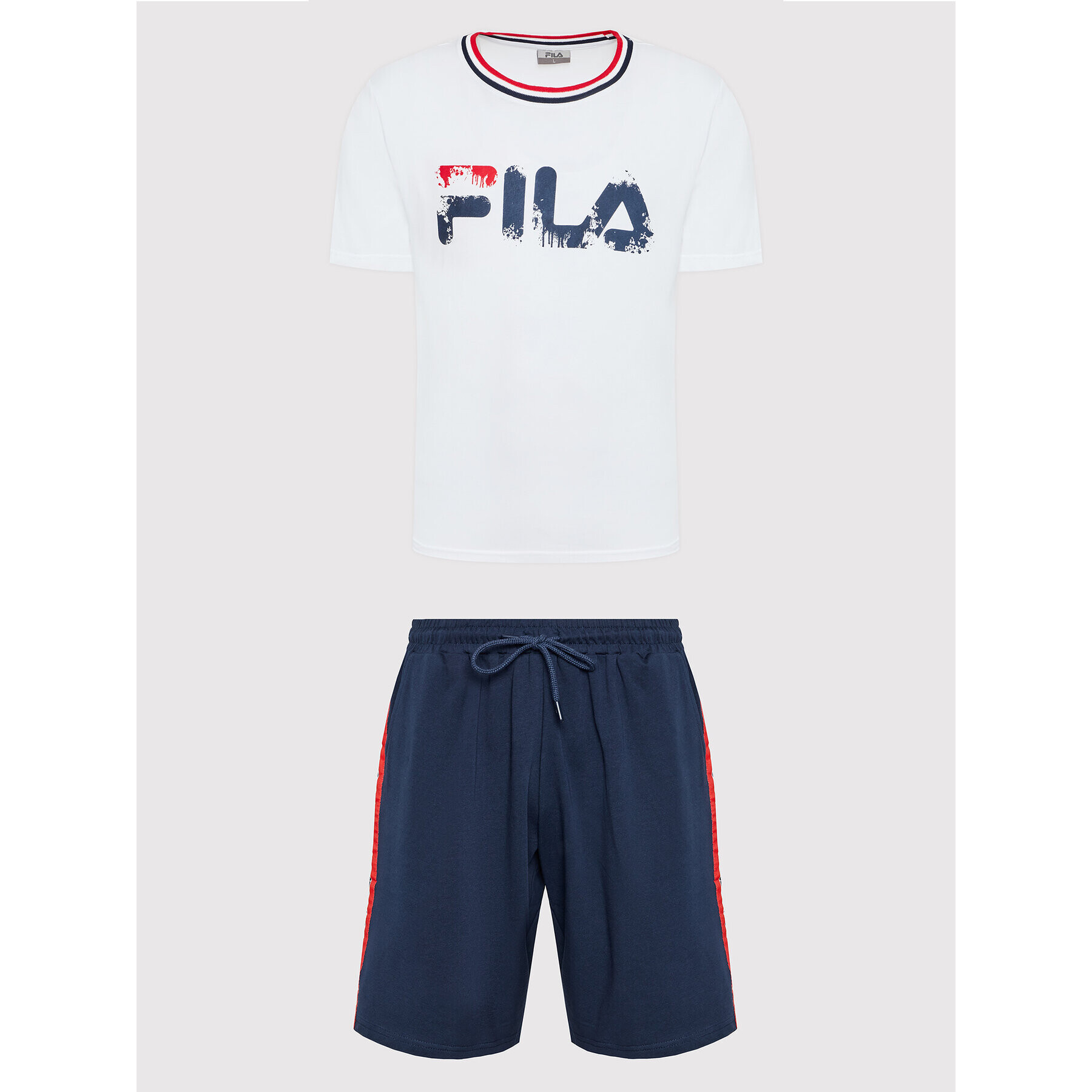 Fila Pyžamo Uomo FPS1096 Biela Regular Fit - Pepit.sk