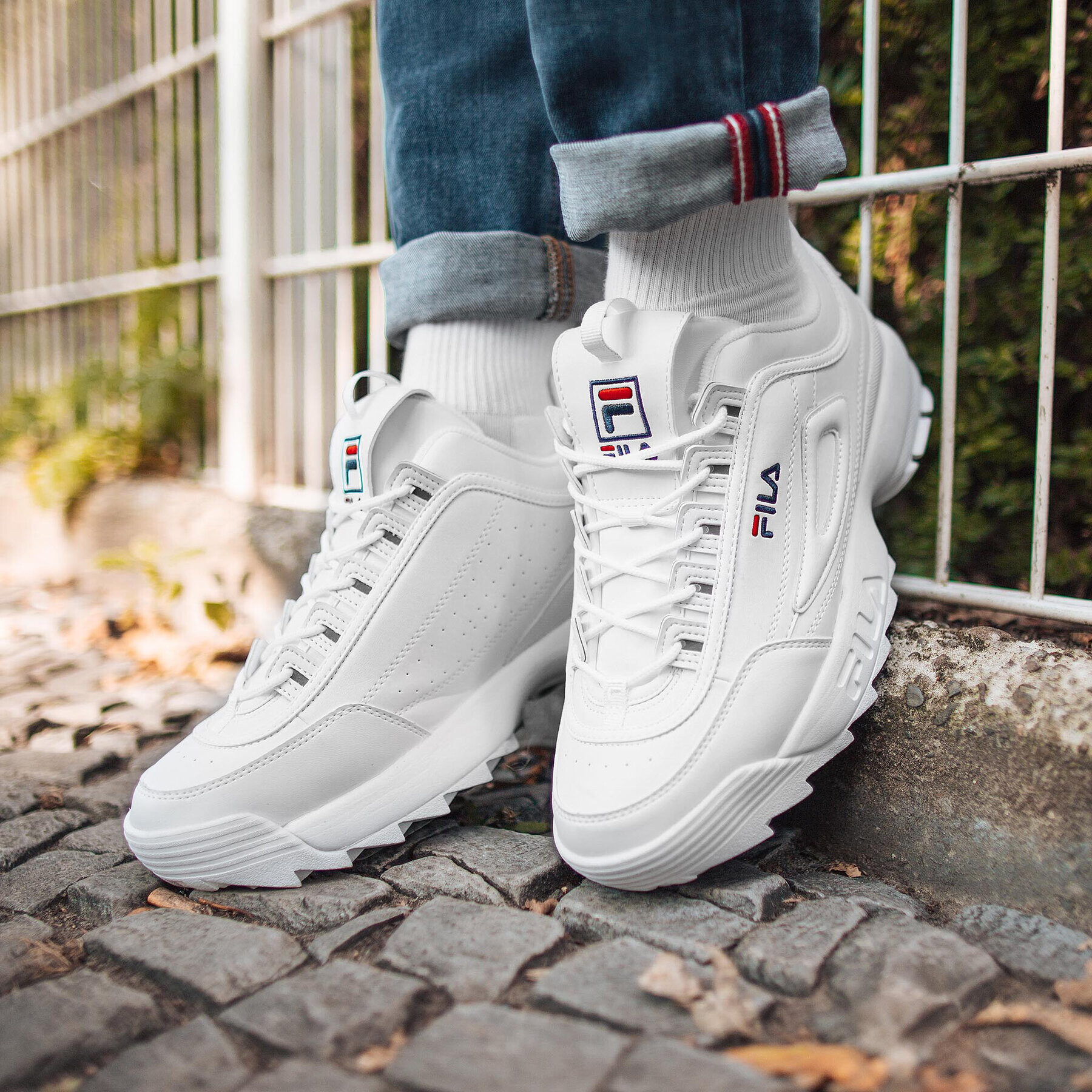 Fila Sneakersy Disruptor Low 1010262.1FG Biela - Pepit.sk