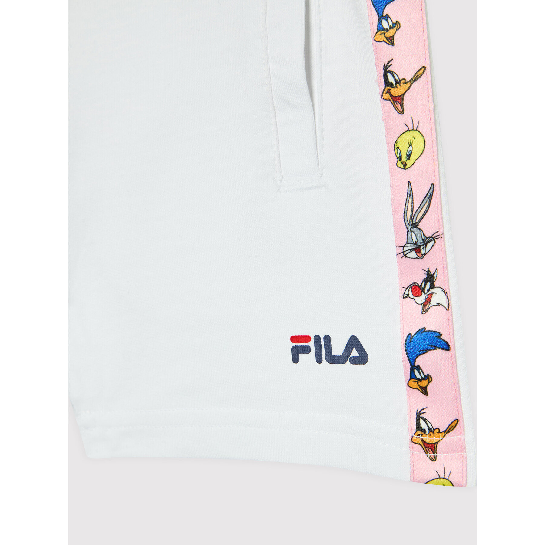 Fila Športové kraťasy Laer FAK0036 Biela Regular Fit - Pepit.sk