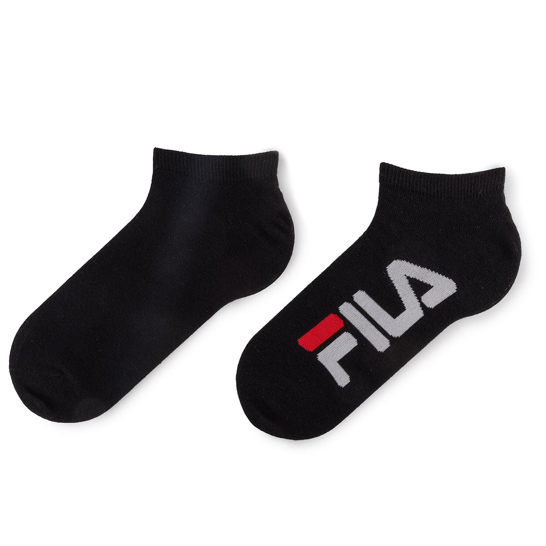 Fila Súprava 2 párov kotníkových ponožiek unisex Calza Invisibile F9199 Čierna - Pepit.sk