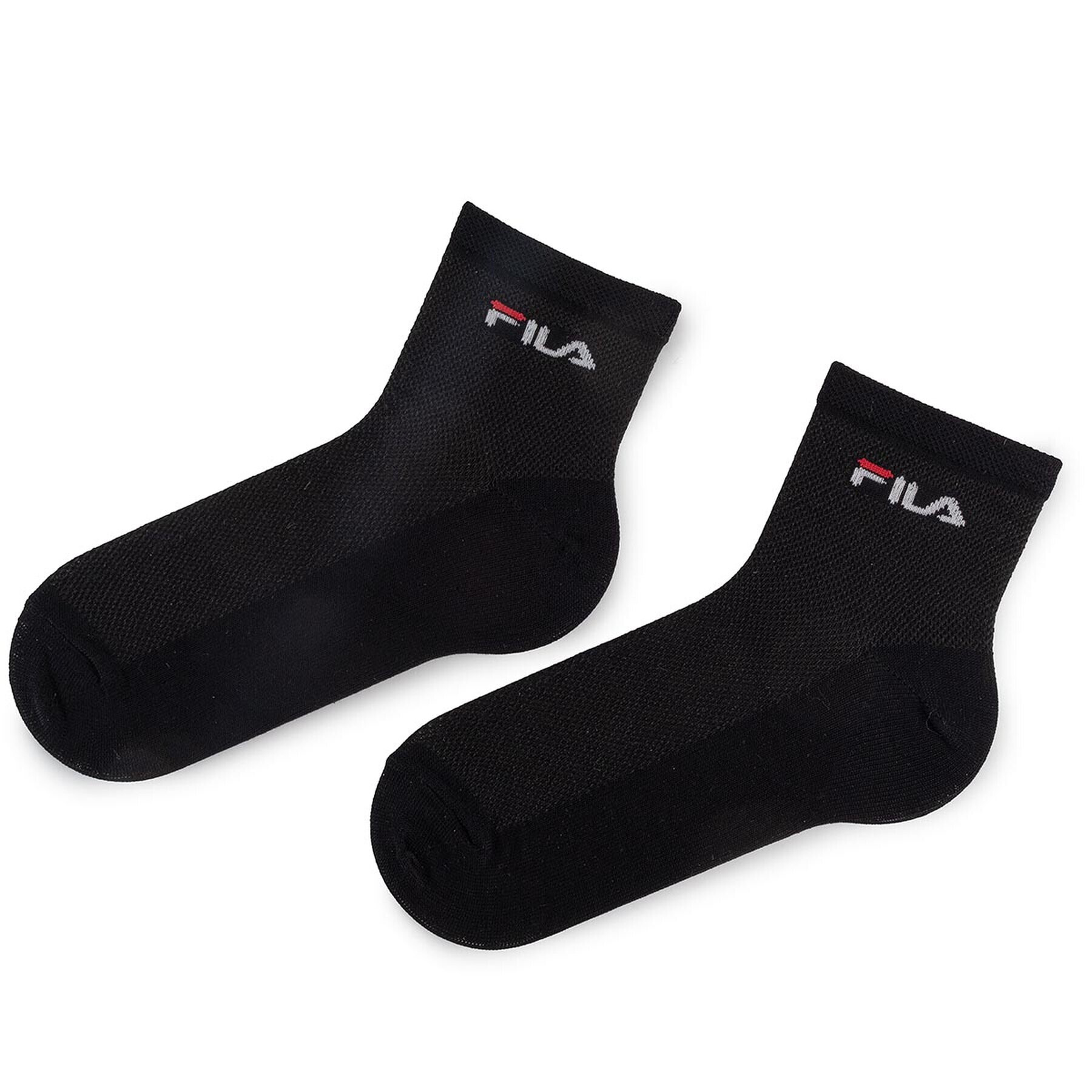 Fila Súprava 3 párov vysokých ponožiek unisex Calza Quarter F1742 Čierna - Pepit.sk